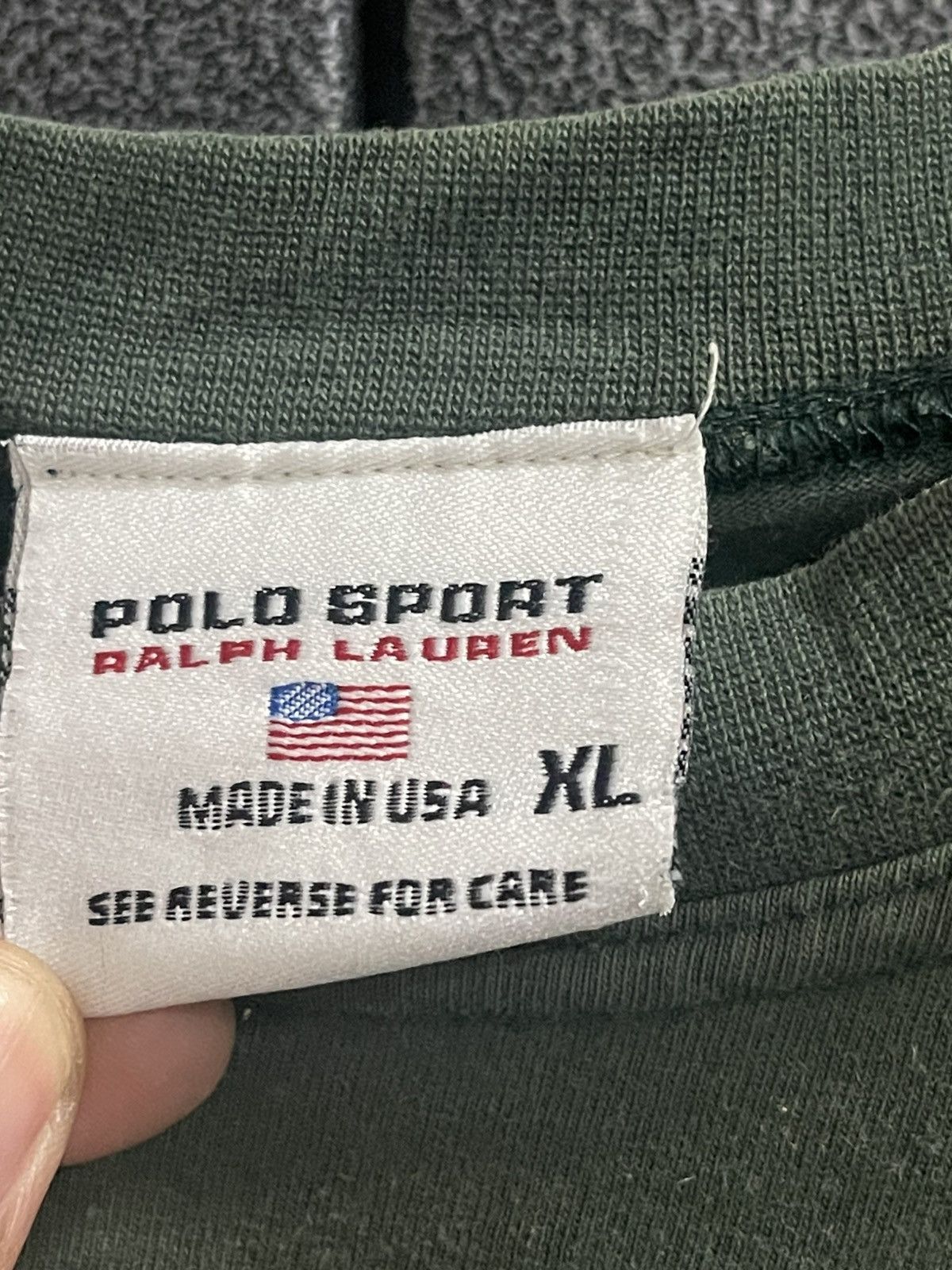 Polo Ralph Lauren Vintage Polo Sport Ralph Lauren Faded Tshirt Size US XL / EU 56 / 4 - 10 Thumbnail