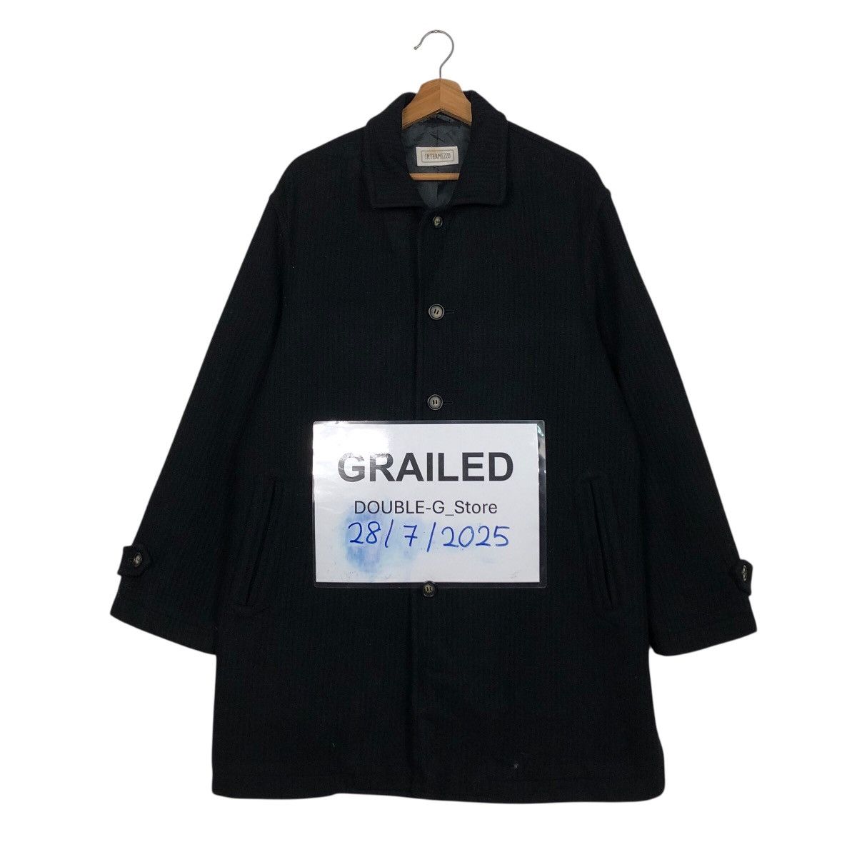 Issey Miyake 📌Vintage Wool Button Jacket Worker Intermezzo Japan Size US M / EU 48-50 / 2 - 1 Thumbnail