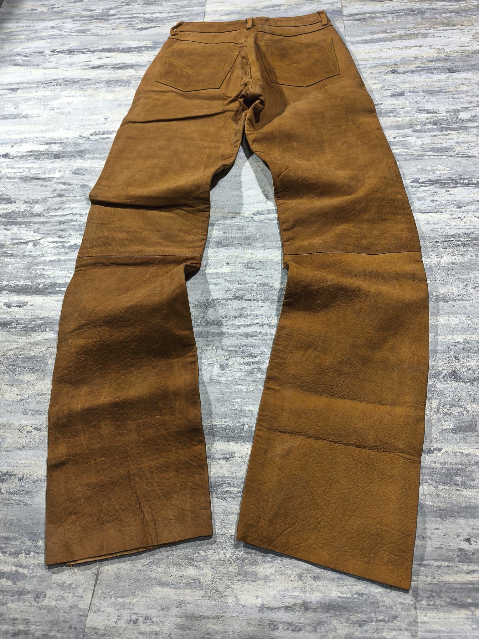 Le Grande Bleu (L.G.B.) 90s HighWaist Western Leather Pants Size 27" / US 4 / IT 40 - 3 Thumbnail