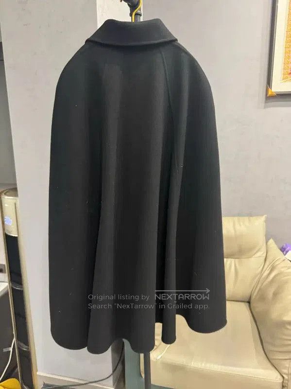 Versace Versace Black Wool Women's Coat . Size L / US 10 / IT 46 - 2 Thumbnail