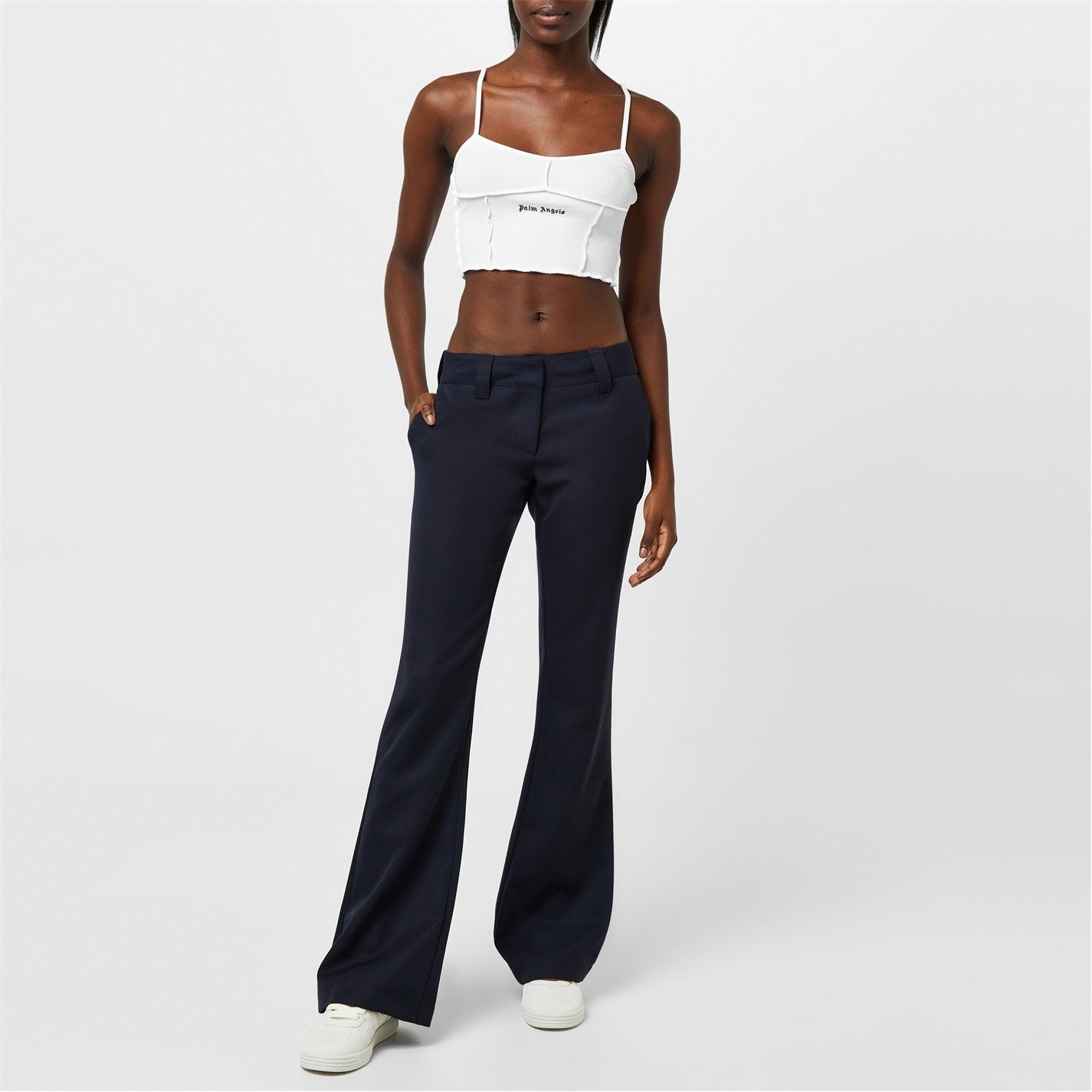 Palm Angels o1g2r1mq0325 Flair Chino Pant in Navy Size 31" - 4 Thumbnail