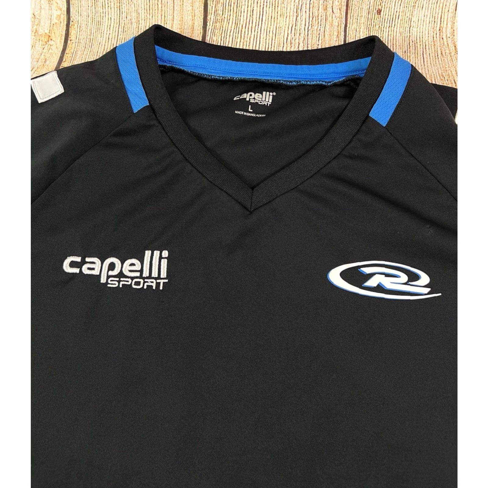 Vintage Capelli Sport Jersey Women Large Black Soccer #23 Size L / US 10 / IT 46 - 3 Thumbnail