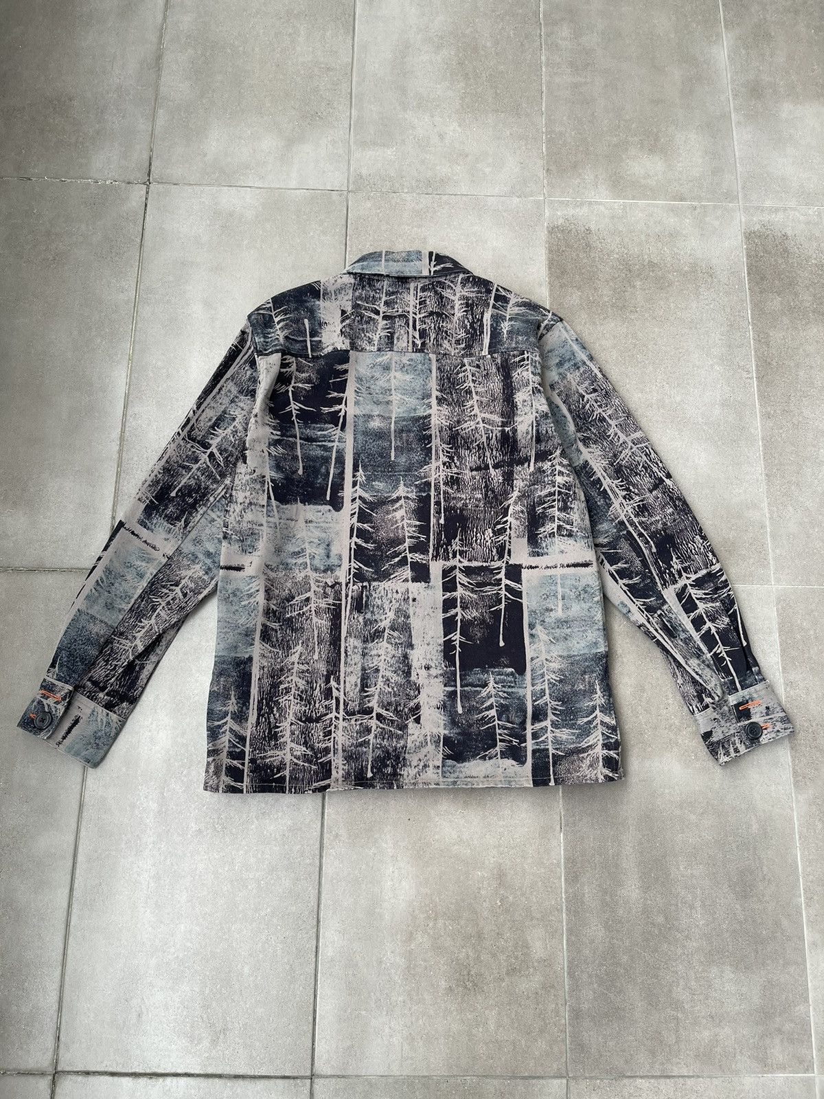 Paul Smith !DS! FW22 Paul Smith Grey Forest Summer Overshirt Jacket Size US M / EU 48-50 / 2 - 13 Thumbnail