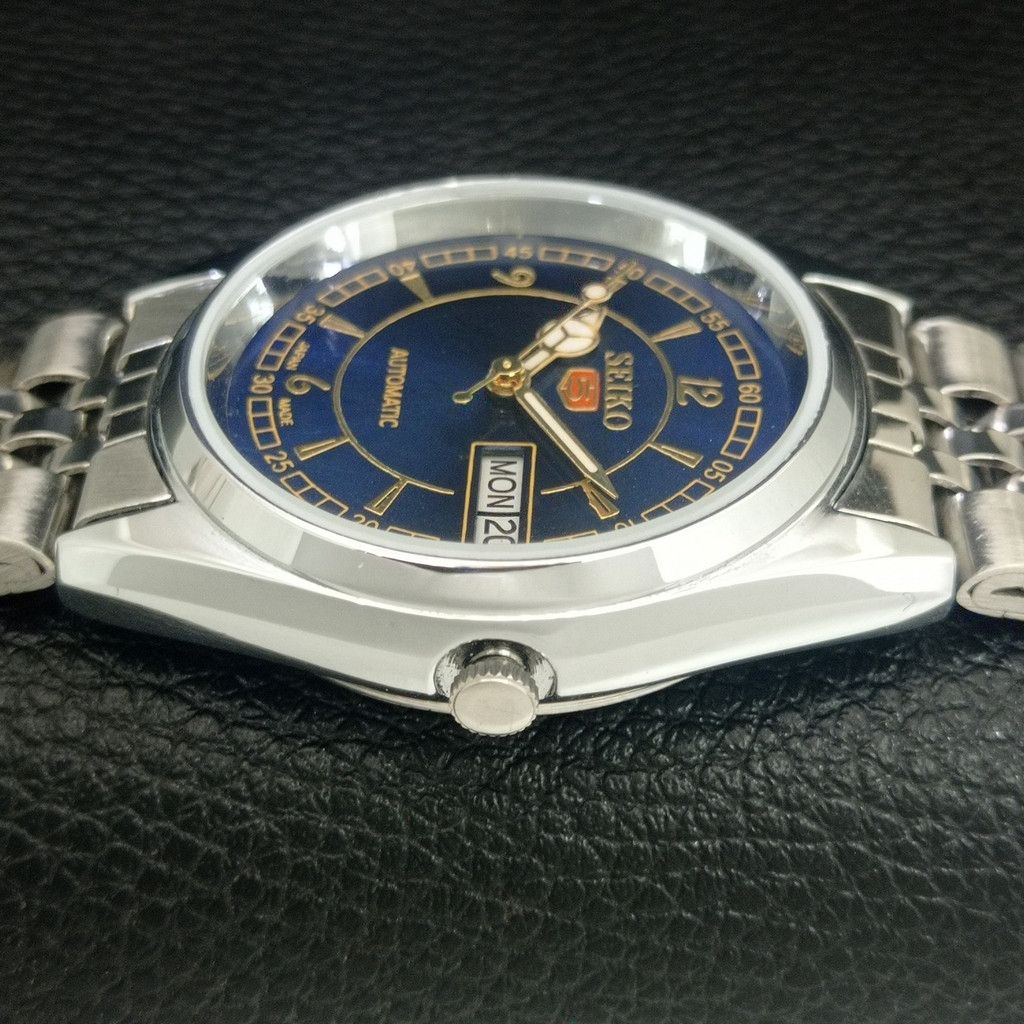 Seiko REFURBISHED VINTAGE SEIKO 5 AUTO JAPAN MENS WATCH a443334 Size 38 - 5 Thumbnail