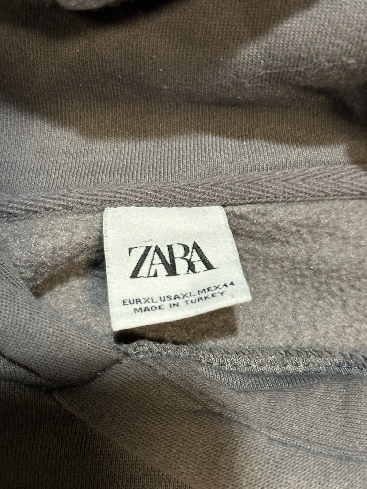 Zara Grey Zara Hoodie Size US XL / EU 56 / 4 - 2 Thumbnail