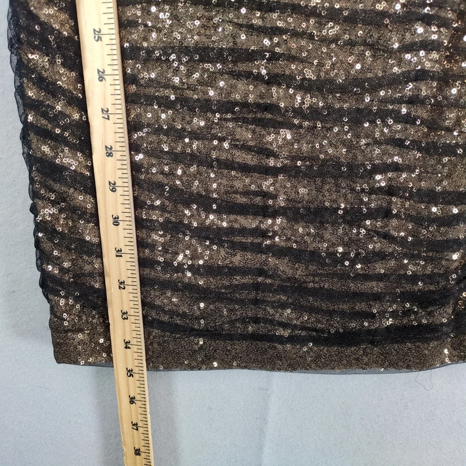 Ralph Lauren LRL Ralph Lauren Evening Gold Sequin Chiffon Bodycon Dress Size XS / US 0-2 / IT 36-38 - 7 Thumbnail