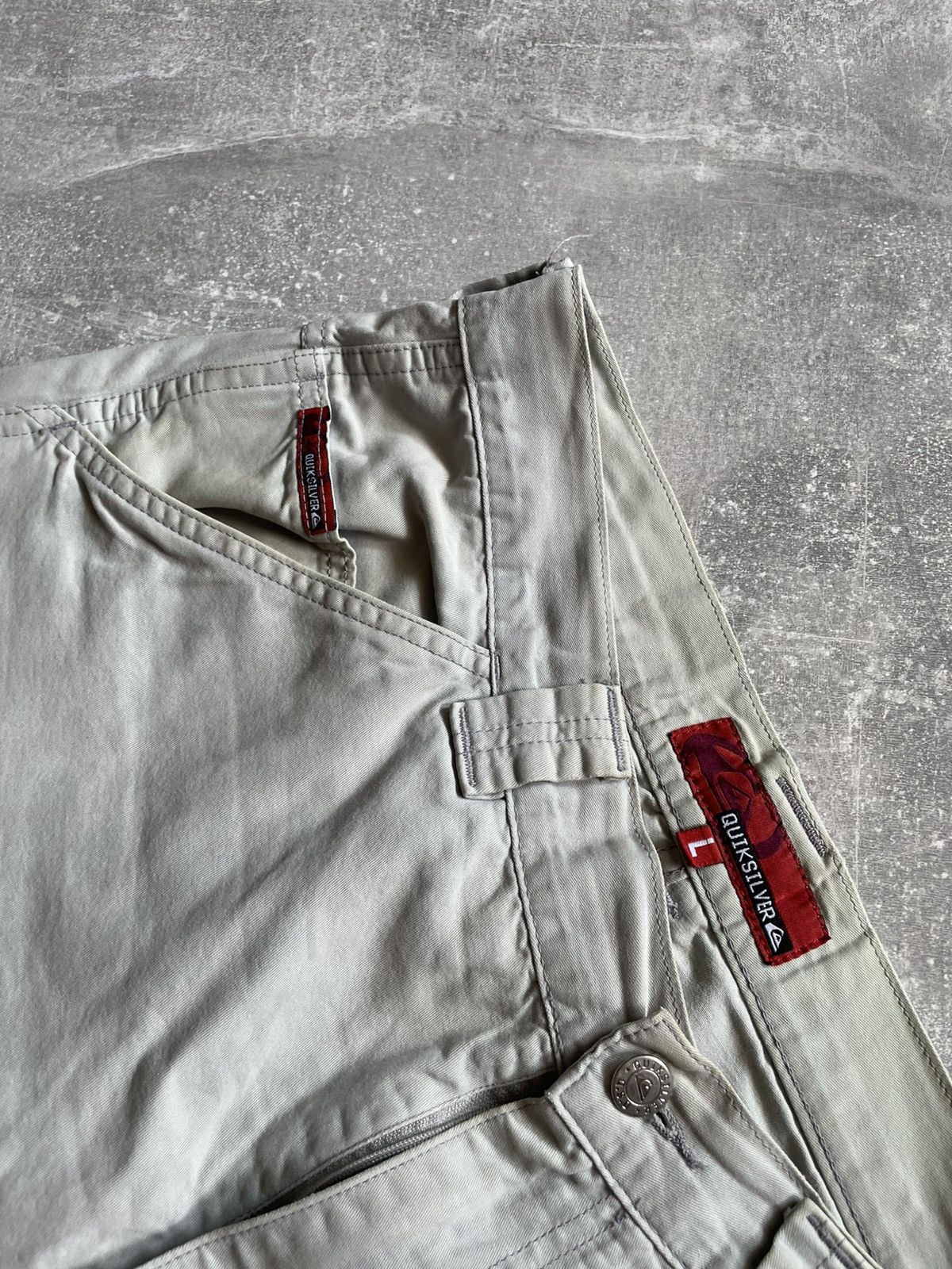 Quiksilver × Vintage Vintage quiksilver 90s pants workwear skate rap south wu y2k Size US 34 / EU 50 - 10 Thumbnail