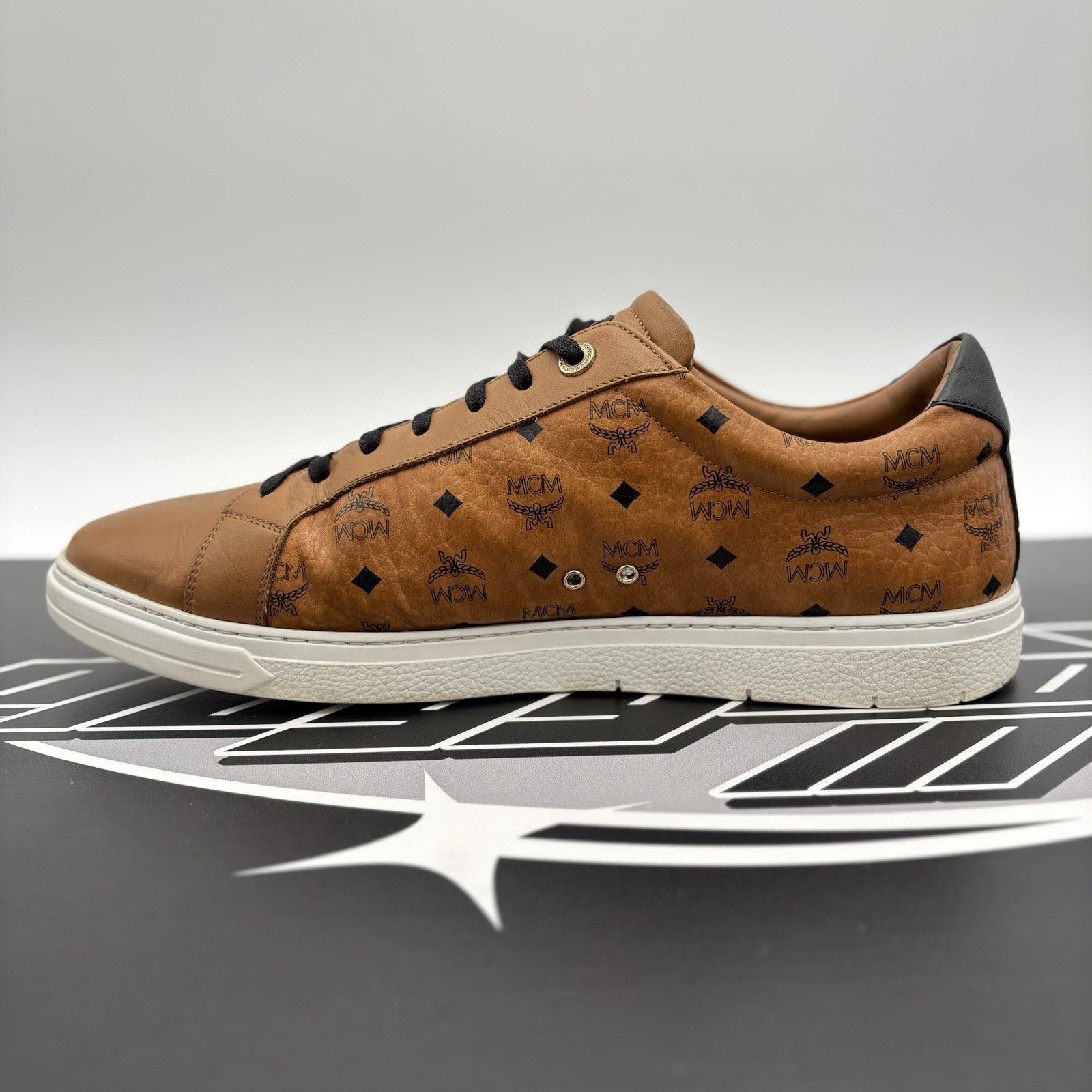 MCM MCM Terrain monogram-print sneakers | GOOD CONDITION! Size US 12 / EU 45 - 4 Thumbnail