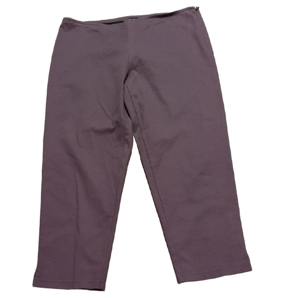 Eileen Fisher Eileen Fisher Light Purple Pants With Side Zipper Size LP Size 35" - 2 Thumbnail