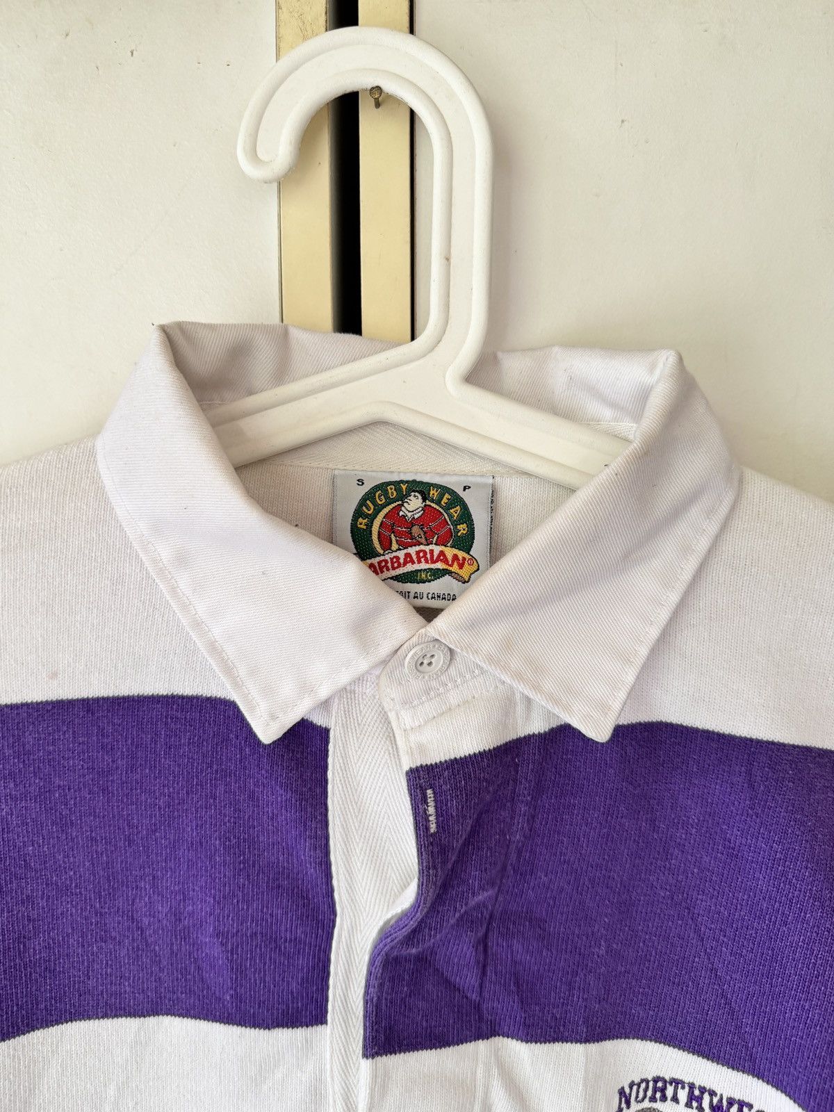 Vintage VINTAGE BARBARIAN RUGBY SHIRT MADE IN CANADA Size US S / EU 44-46 / 1 - 3 Thumbnail