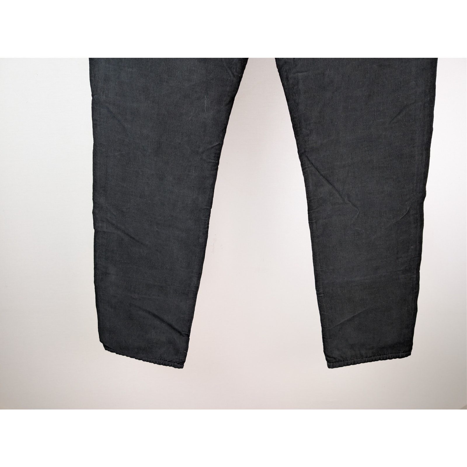 Saint Laurent Paris o1rshd1 Relaxed Straight Corduroy Denim Jeans Spring Black Size US 36 / EU 52 - 13 Thumbnail