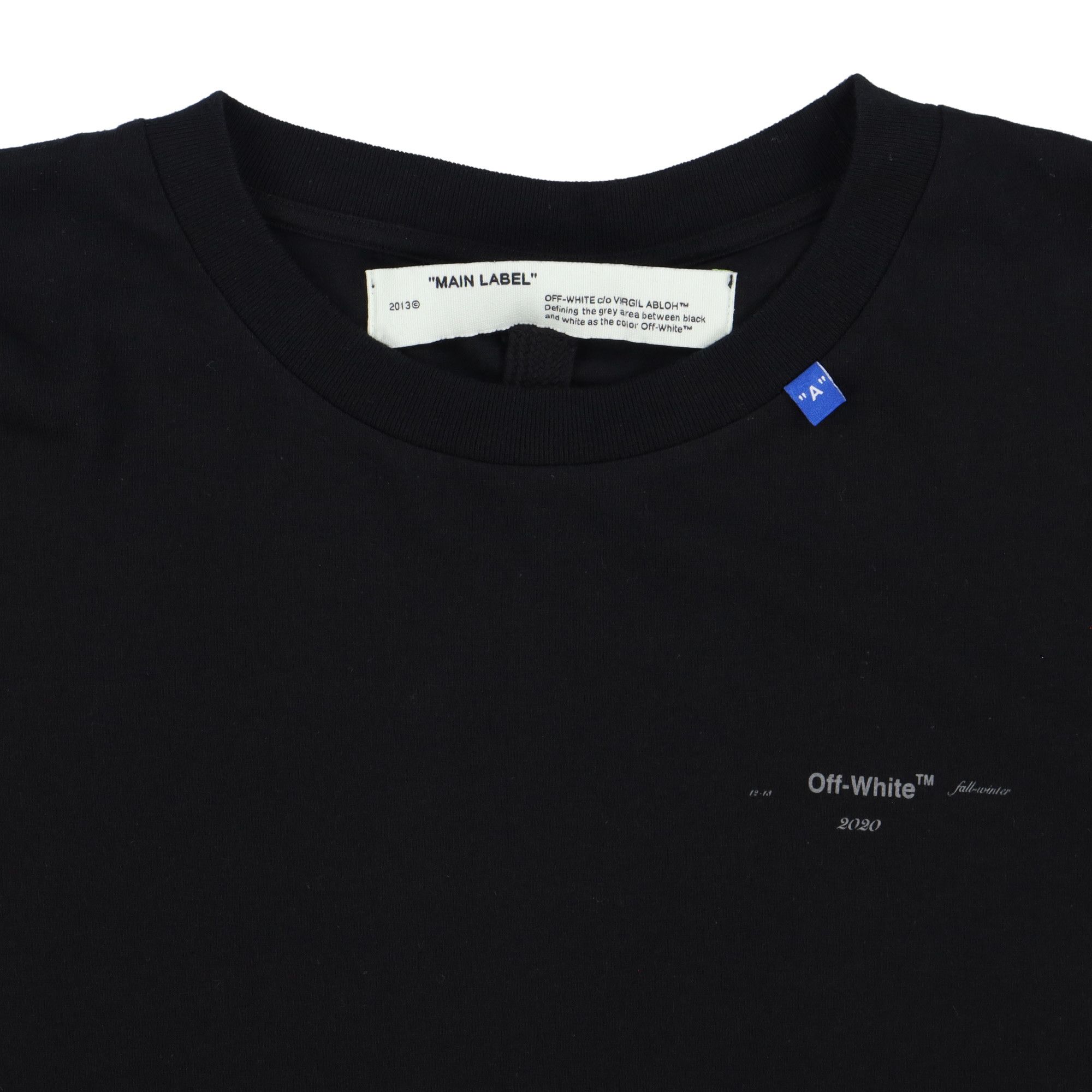 Off-White Black Unfinished Reflective Arrows Long Sleeve T-Shirt Size XL / US 12-14 / IT 48-50 - 9 Thumbnail