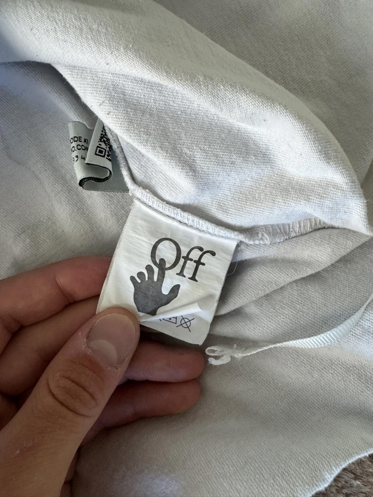 Off-White Off-White White Graphic Print T-Shirt Size US M / EU 48-50 / 2 - 4 Thumbnail