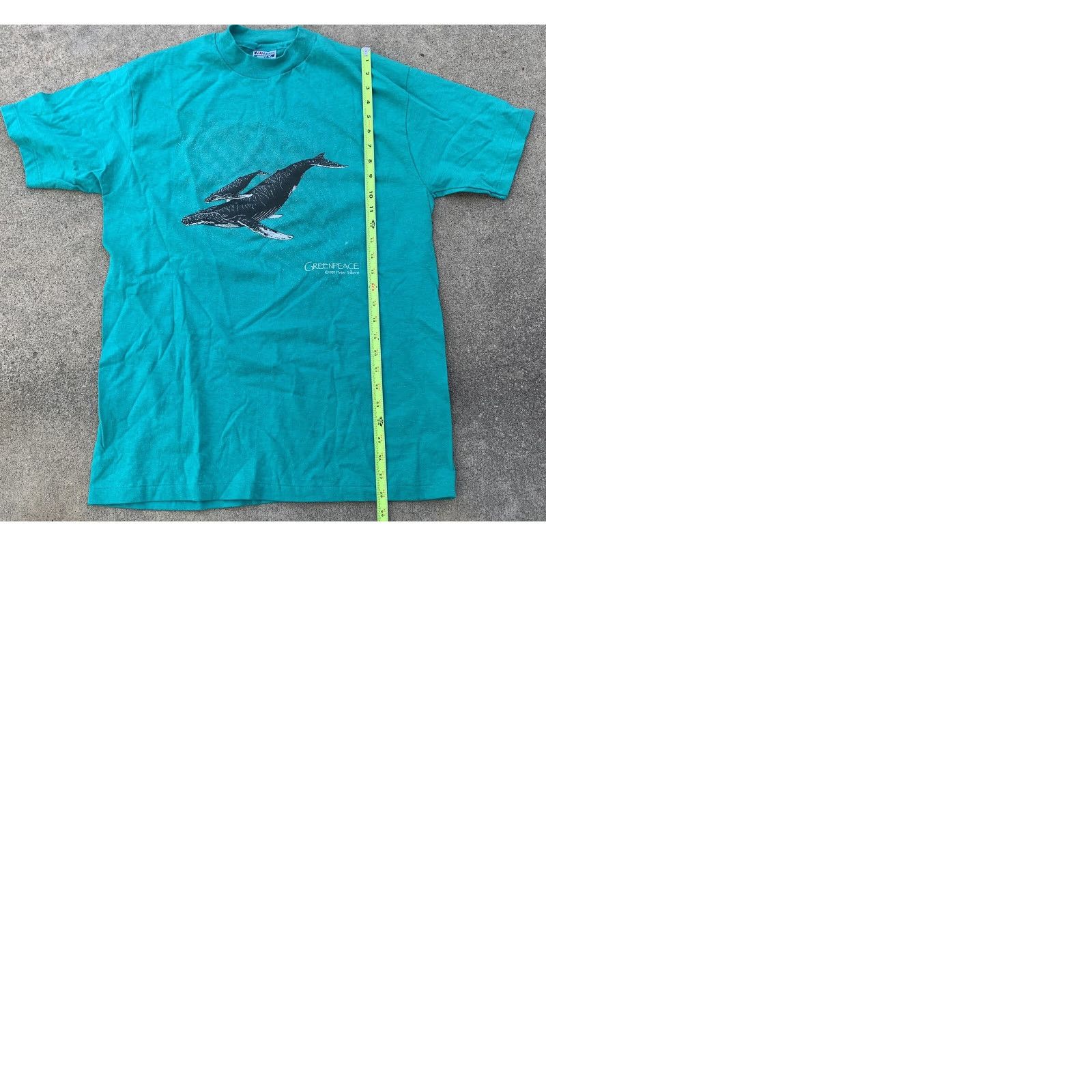 Hanes VINTAGE Greenpeace Humpback Whales T-Shirt Mens L 1980s Hanes 100% Cotton Graphic Tee See Pics Size US L / EU 52-54 / 3 - 9 Thumbnail