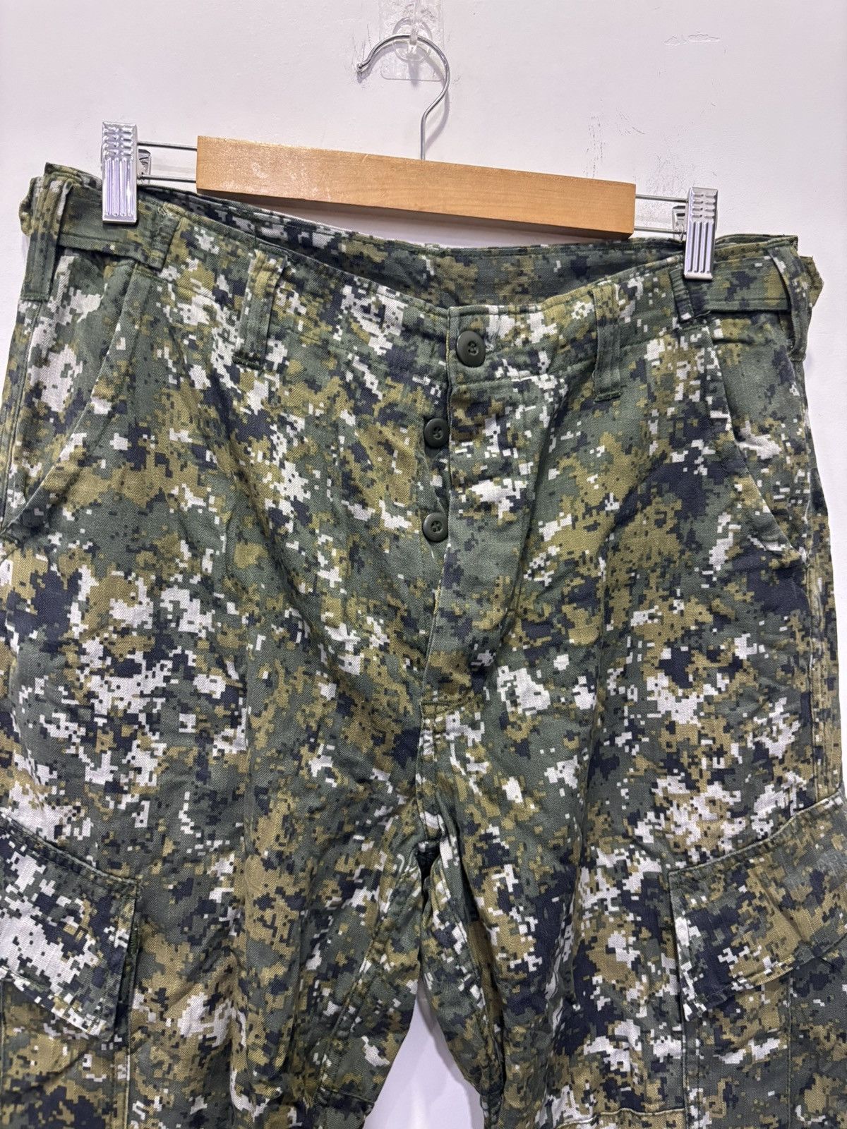 Vintage Military Digital Camouflage Pants Size US 32 / EU 48 - 3 Thumbnail