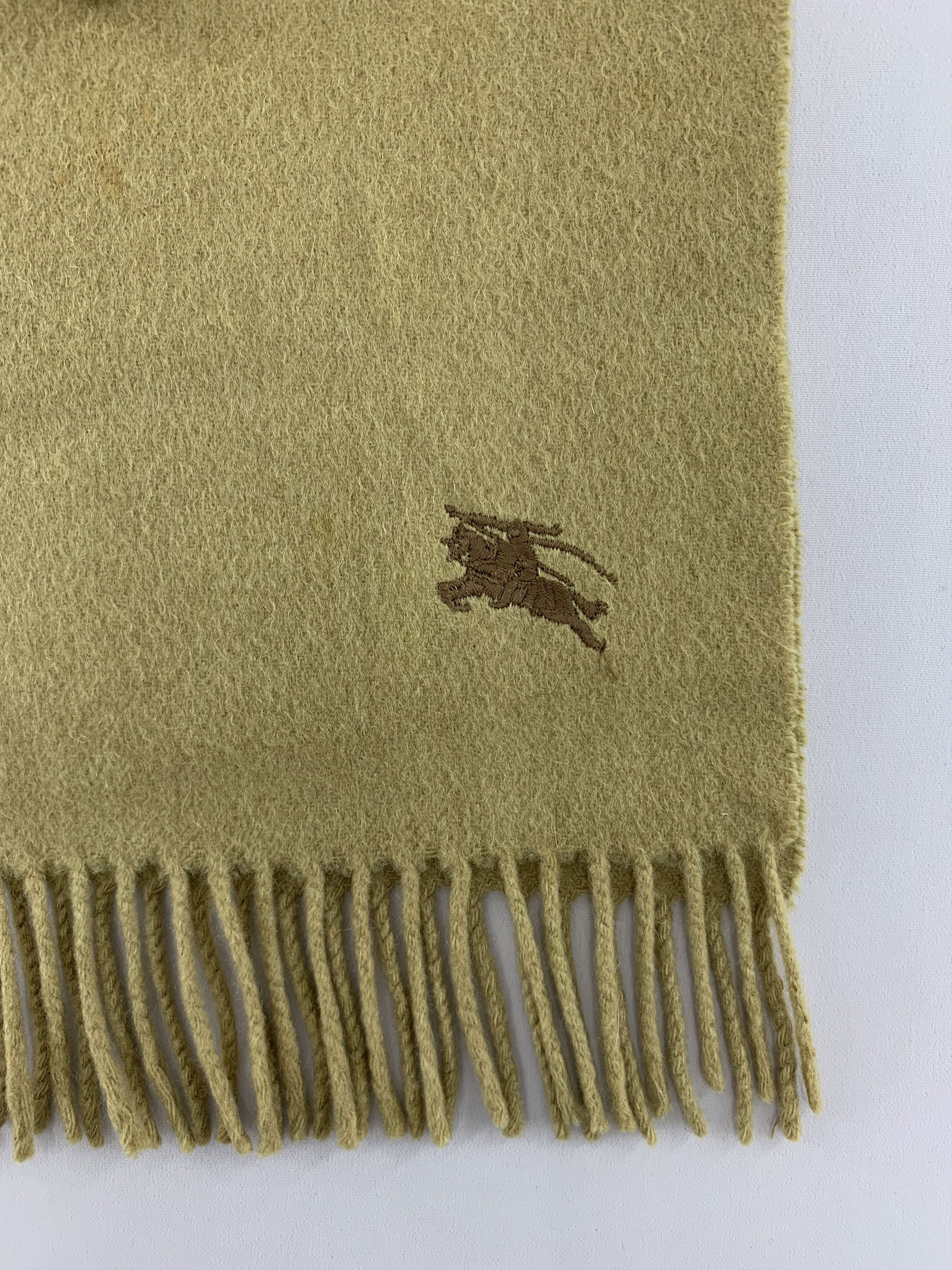 Burberry Burberry Scarf Cashmere Muffler Neck Wrap BL4431 Size ONE SIZE - 4 Thumbnail