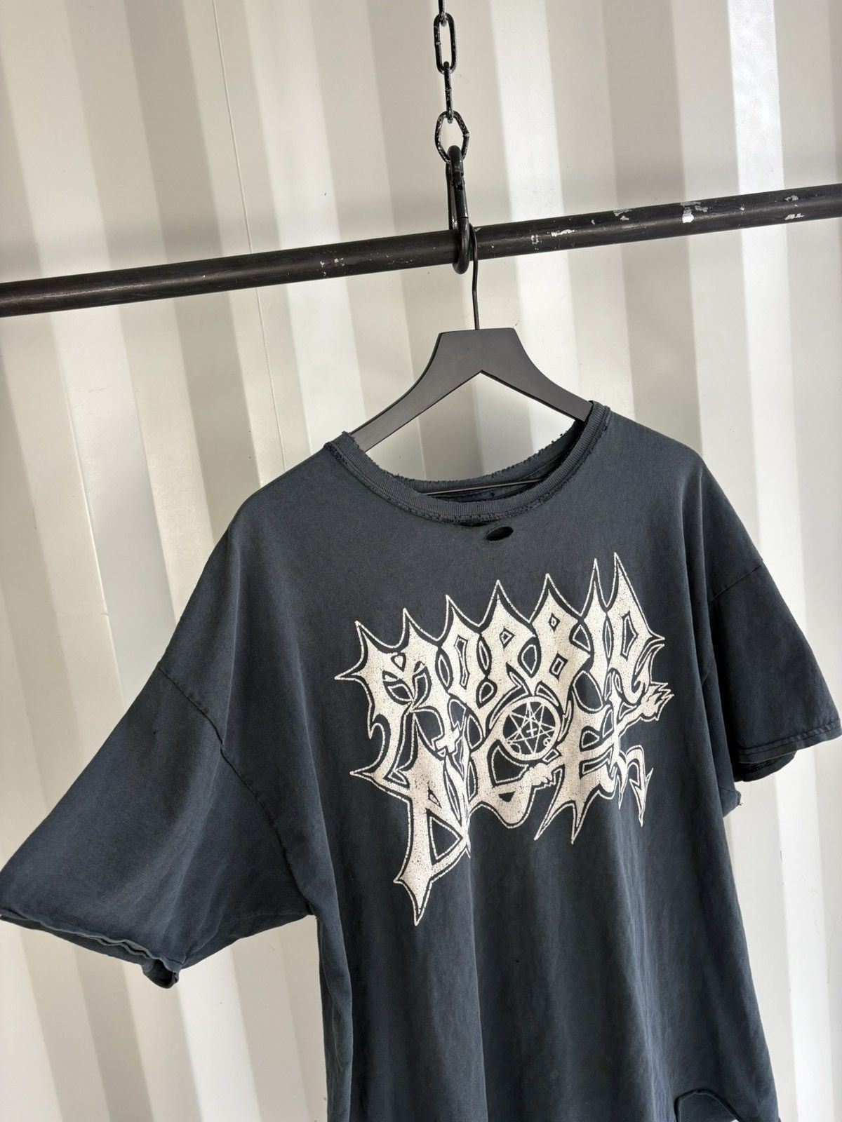 Band Tees Thrashed Morbid Angel Extreme Faded Distressed Shirt GRUNGE Size US XXL / EU 58 / 5 - 4 Thumbnail