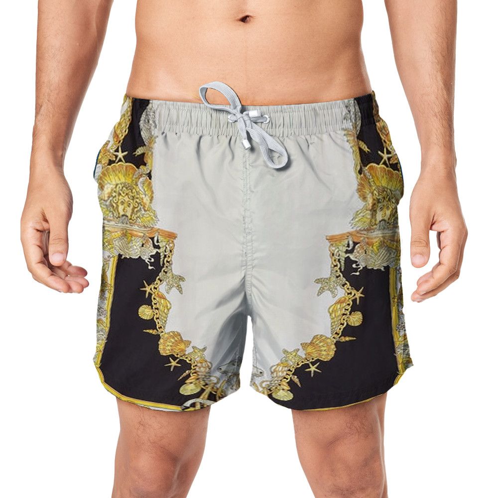 Designer Coral Theatre Shorts – Men’s Summer Essential Size US 35 - 1 Thumbnail