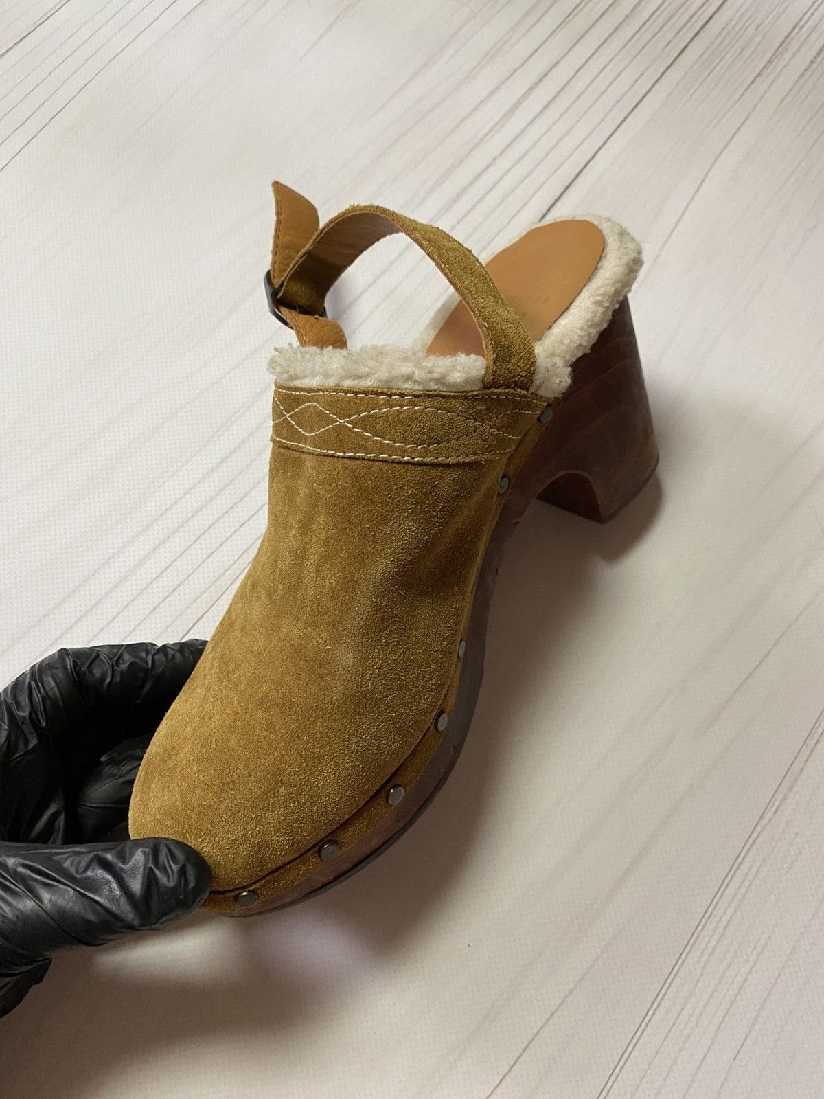 Sezane Sezane taylor suede clogs Size US 9 / IT 39 - 14 Thumbnail