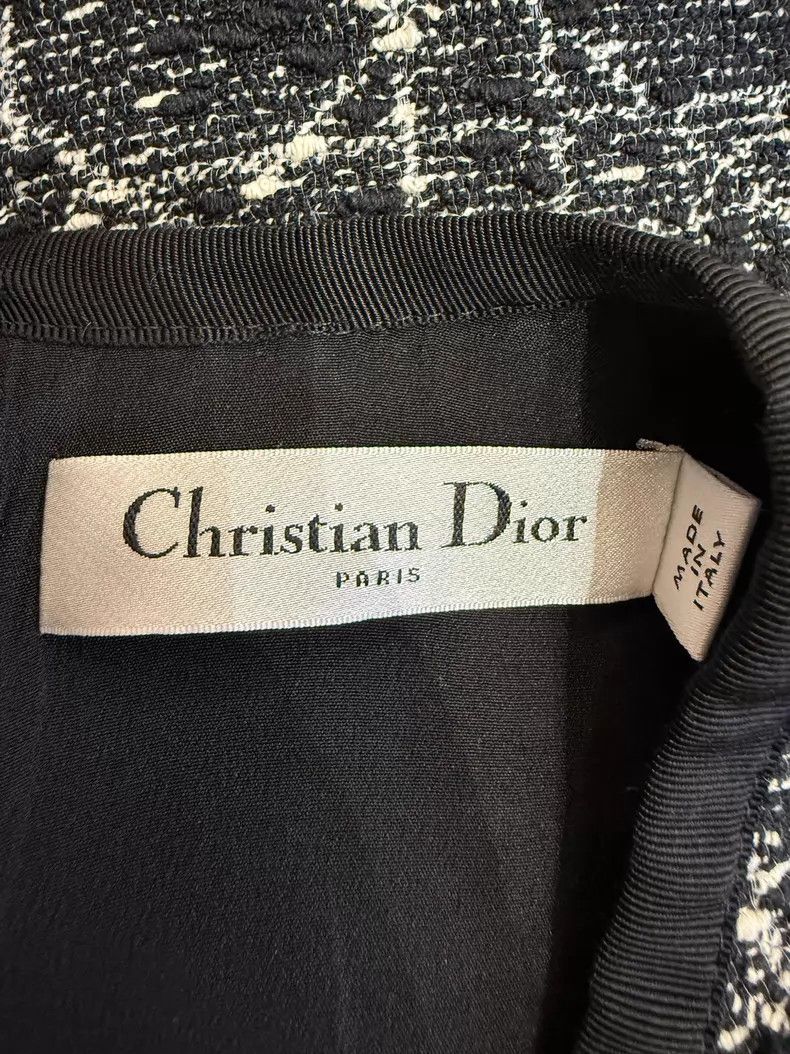 Dior Dior 2024 Early Autumn Series Rattan plaid knitted dress Size XS / US 0-2 / IT 36-38 - 6 Thumbnail
