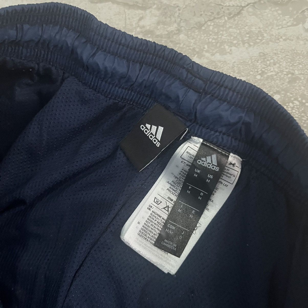 Adidas Adidas Navy Blue Track-pant Size US 29 - 4 Thumbnail