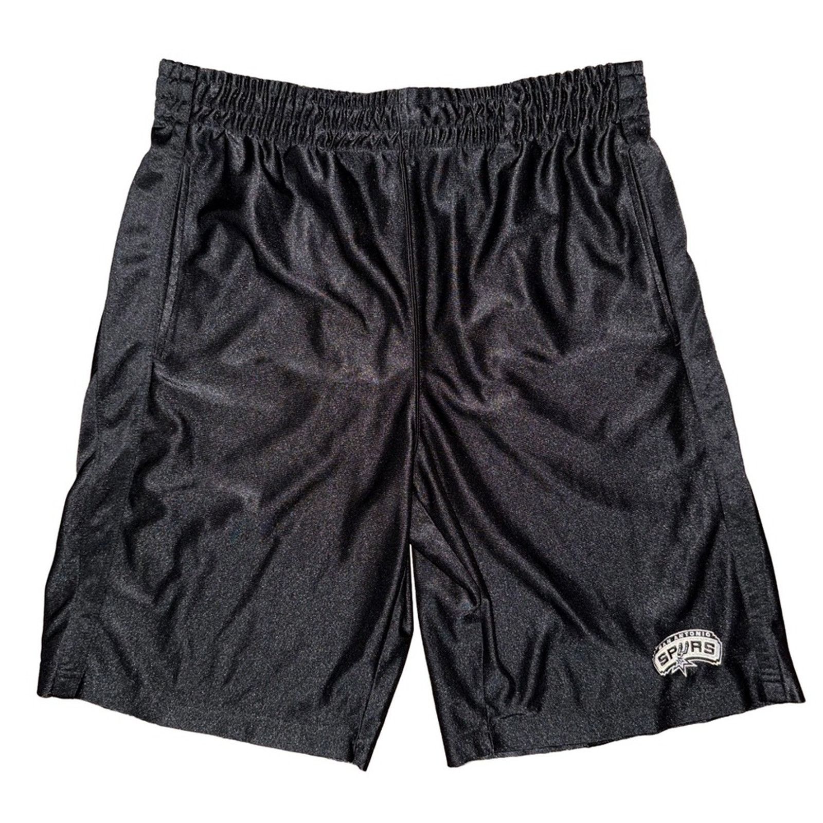 NBA Vintage 90s NBA San Antonio Spurs Black Basketball Shorts M Size US 34 / EU 50 - 1 Thumbnail