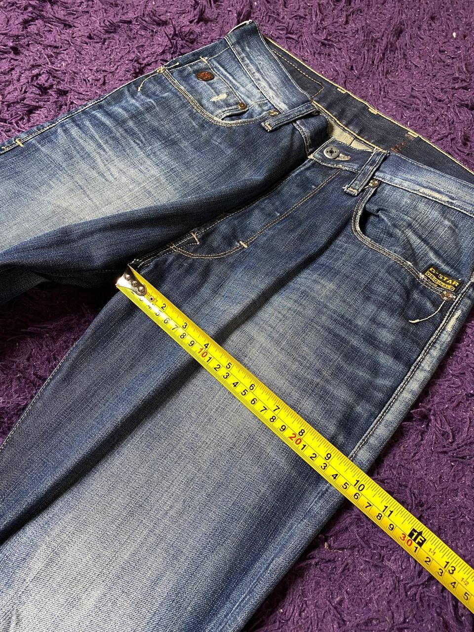 G-Star × Vintage Rare Hype Vintage 90s Denim Pants Y2K Size US 29 - 11 Thumbnail