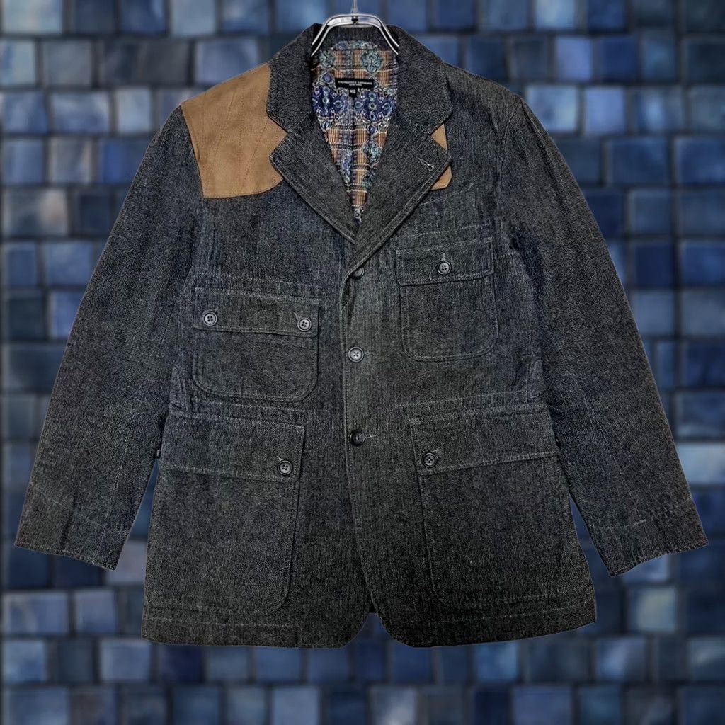 Engineered Garments Engineered Garments Suffolk Jacket Size XS Gray Elbow Patch Men's Pre-owned Size US XS / EU 42 / 0 - 1 Thumbnail