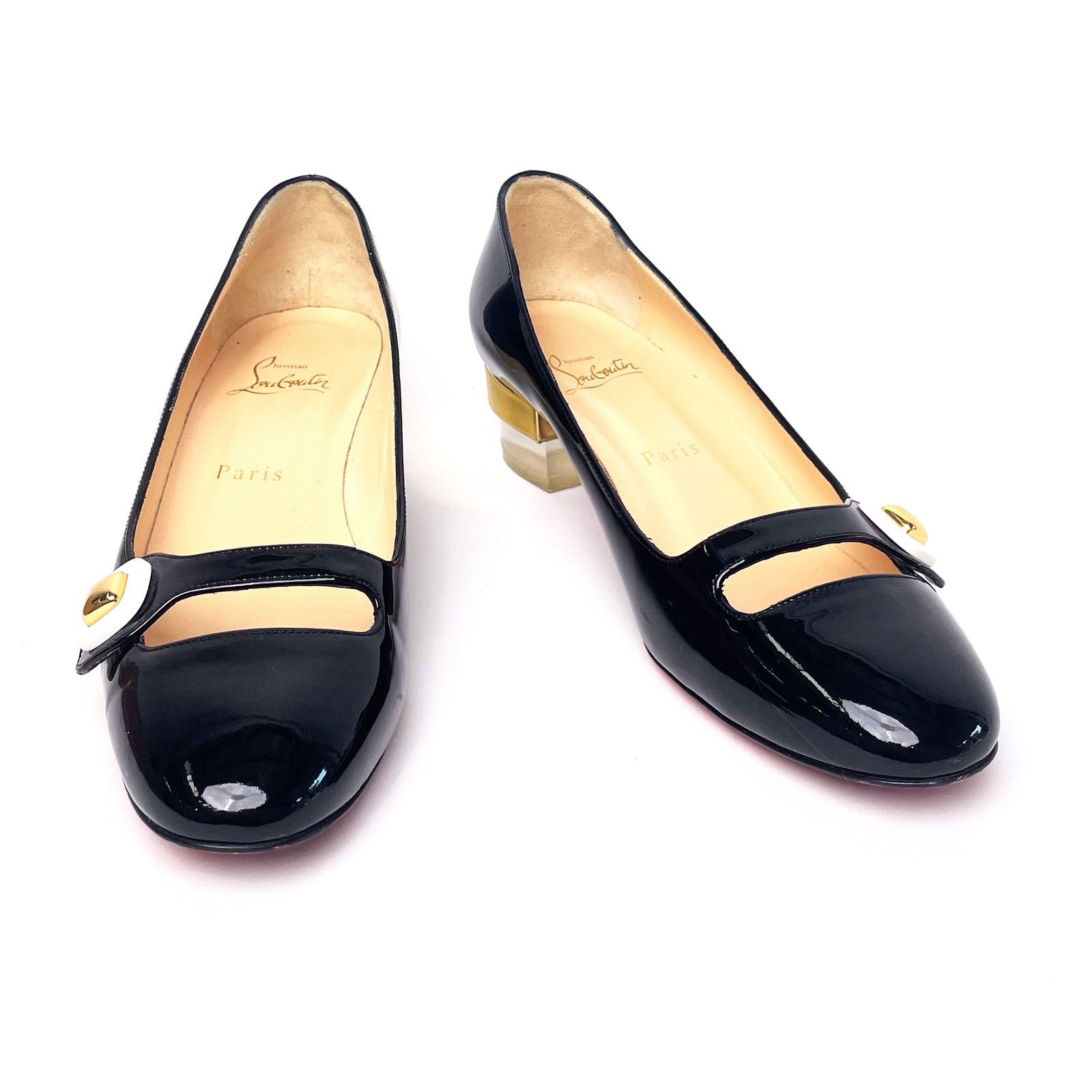 Christian Louboutin Patent Mary Janes Size US 7.5 / IT 37.5 - 1 Thumbnail