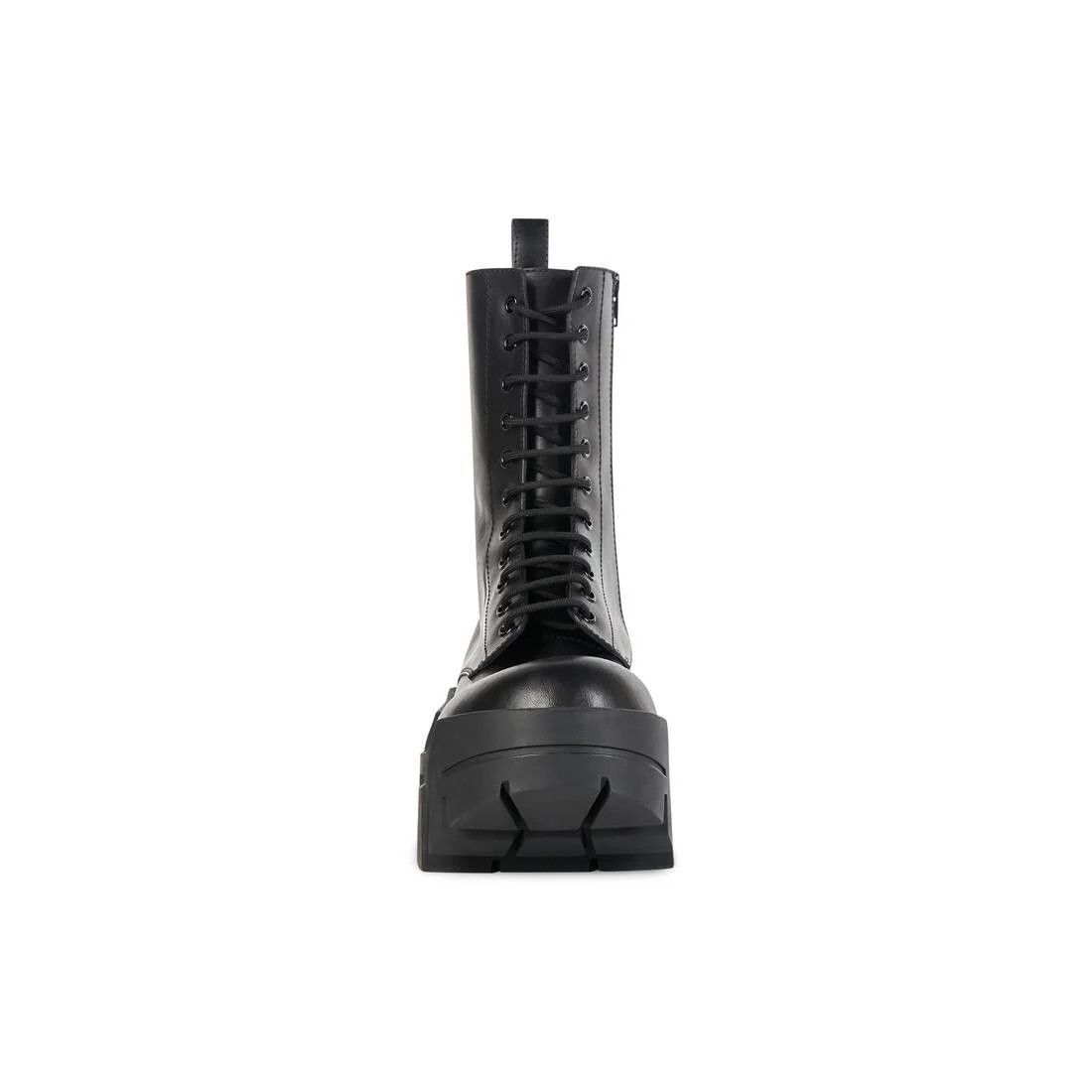 Balenciaga o1bcso1str0126 Bulldozer Lace-Up Boots in Black Size US 7 / EU 40 - 2 Thumbnail