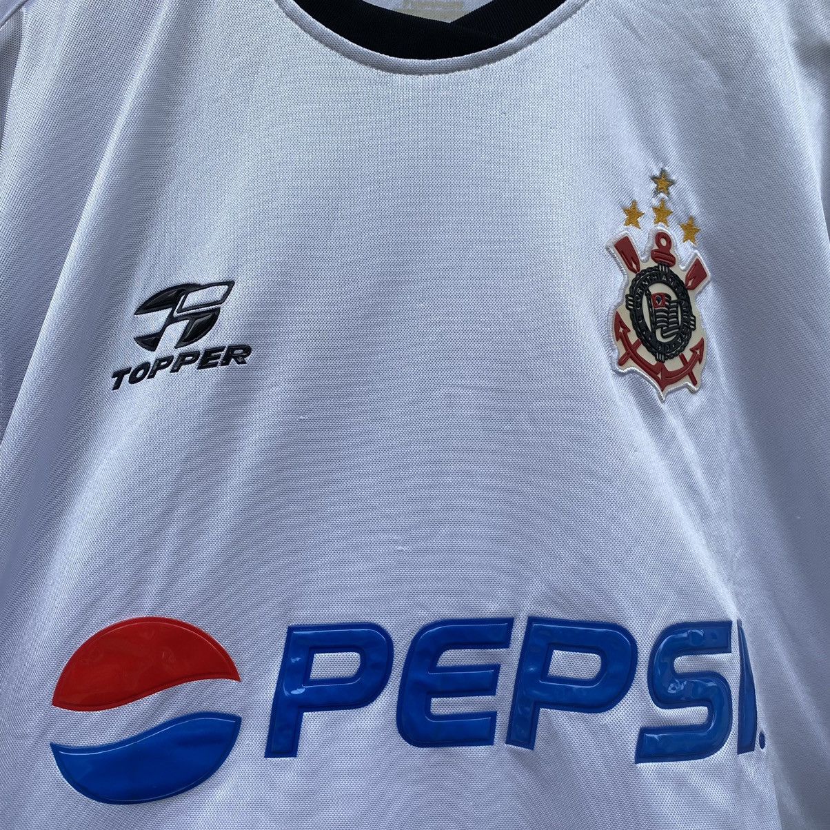 Vintage Thrashed Vintage Corinthians Brazil ERD GRUNGE JERSEYS Size US XL / EU 56 / 4 - 3 Thumbnail
