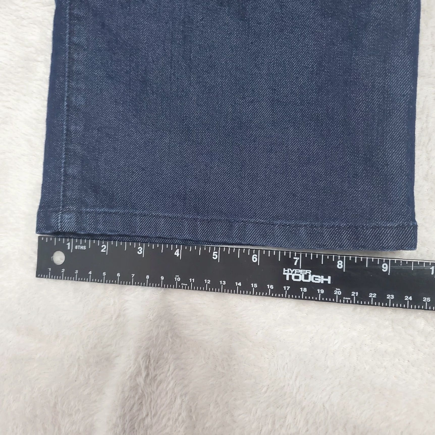 Vintage Chicos Jeans Women 14 Boot Cut Denim 5-Pocket Blue Dark Wash Ultimate Fit Regular Rise High Inseam 30 Size 36" / US 14 / IT 50 - 7 Thumbnail