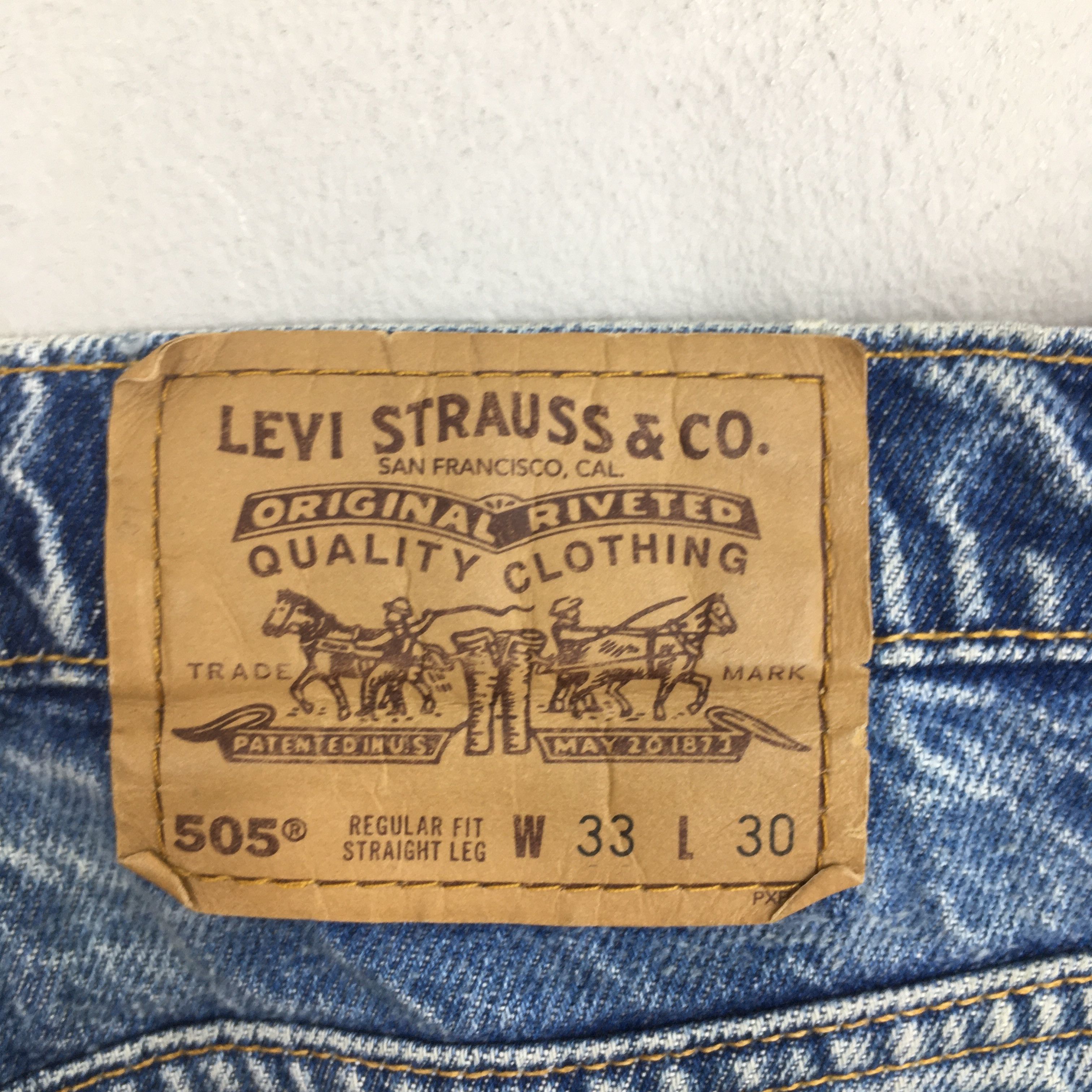 Jean Size 32x29 Vintage Levis 505 Blue High Waisted Jeans Size US 32 / EU 48 - 12 Thumbnail