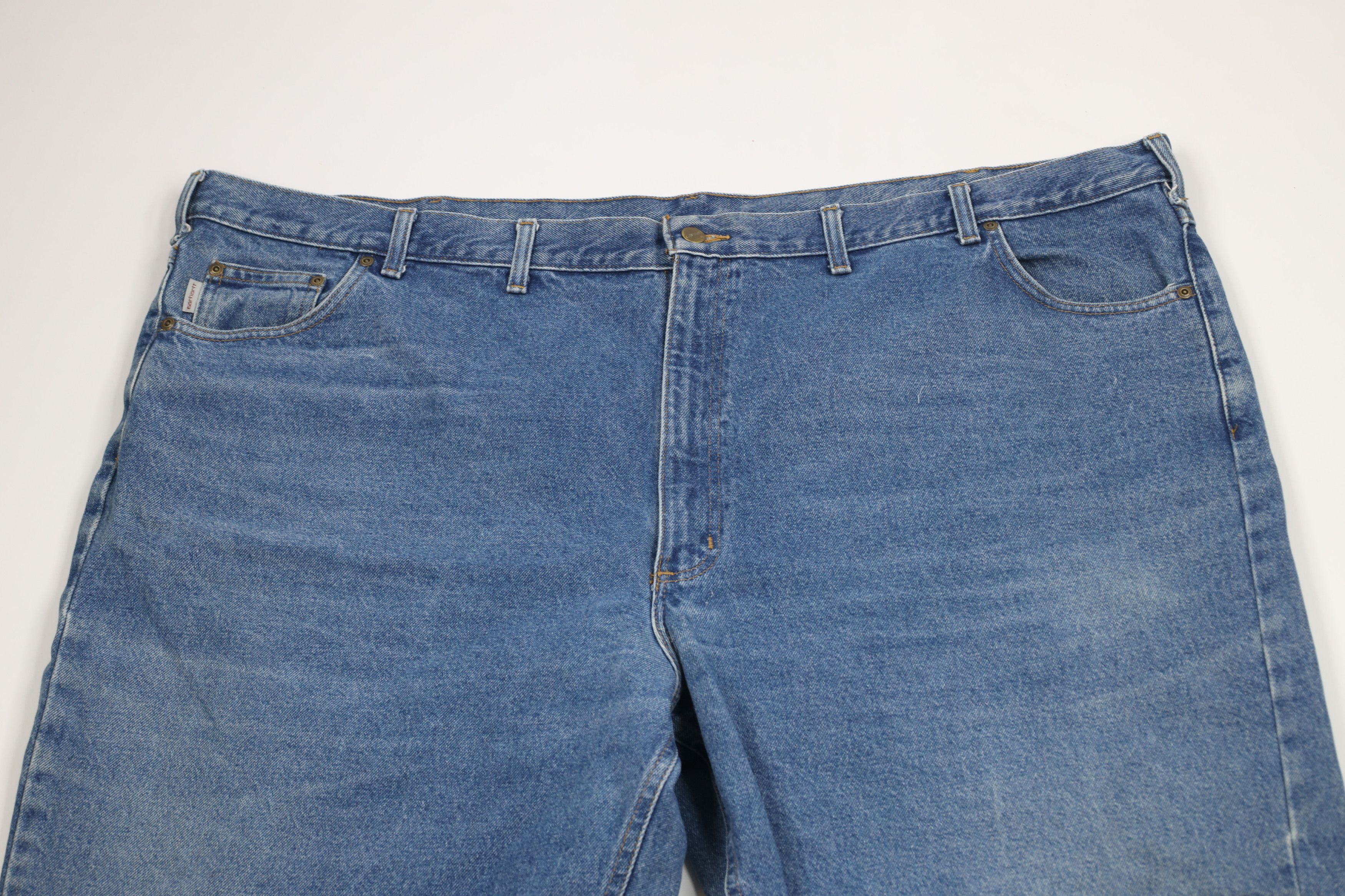 Carhartt × Vintage Vintage Y2K Carhartt Spell Relaxed Fit Wide Leg Jeans Blue Size US 44 / EU 60 - 2 Thumbnail
