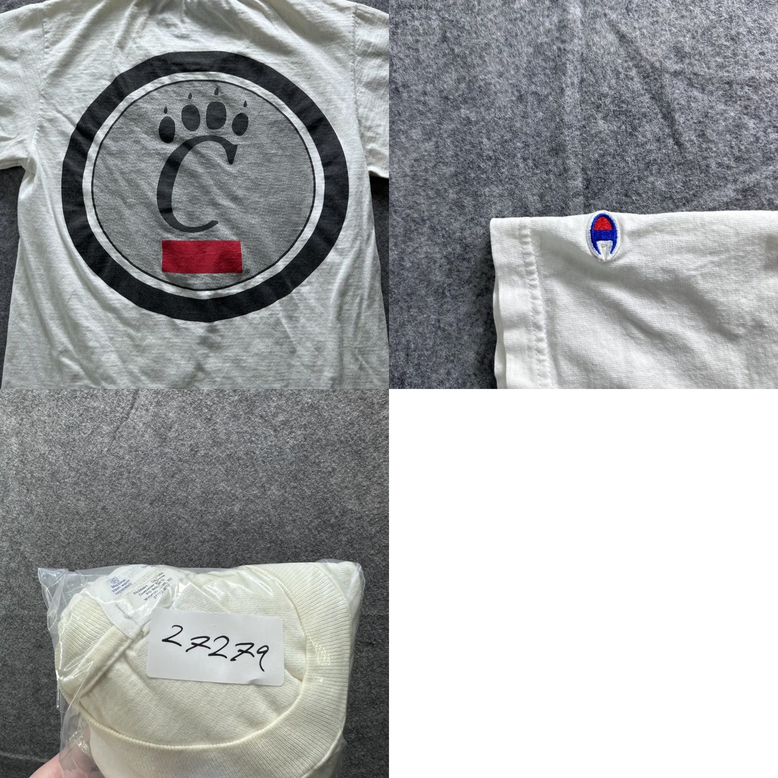 Logo 7 University Of Cincinnati Shirt Mens L White Graphic Bearcats Logo Tee Crewneck Size US L / EU 52-54 / 3 - 8 Thumbnail