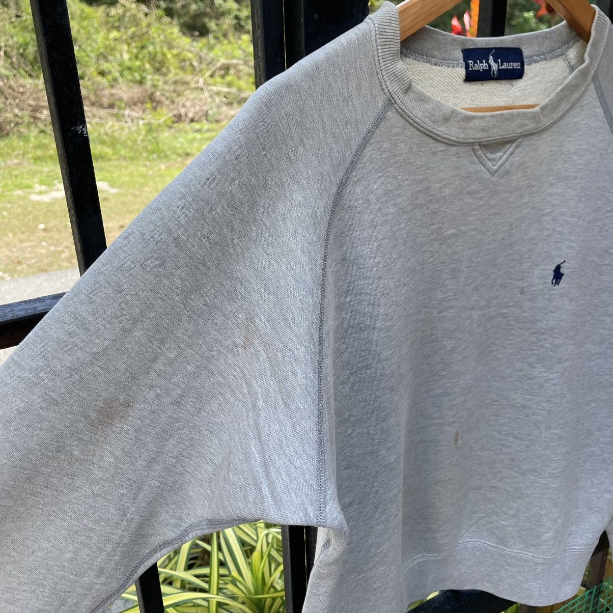 Ralph Lauren 🔥Ralph Lauren Small Pony Logo Crewneck Boxy Sweatshirte Size US S / EU 44-46 / 1 - 7 Thumbnail