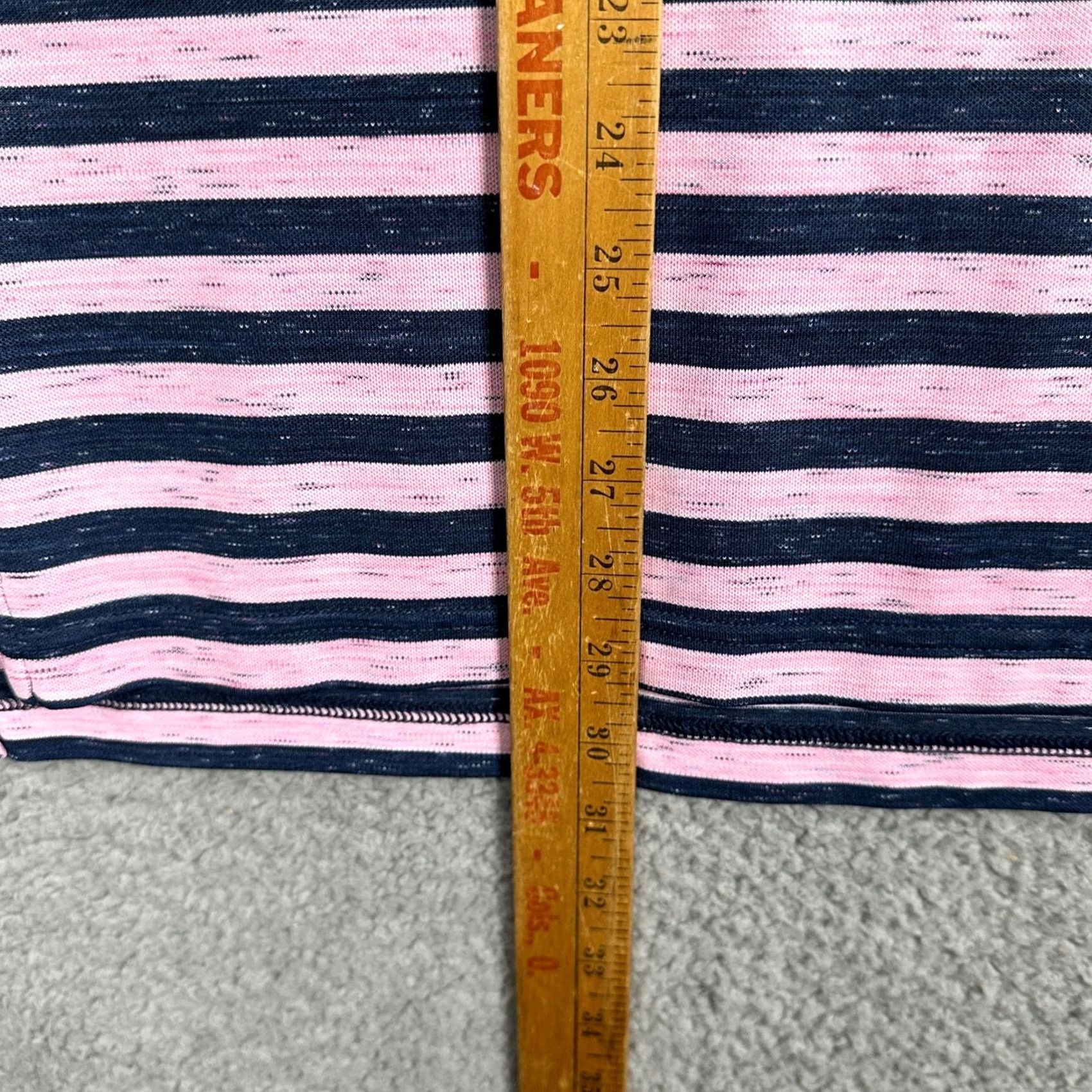 Peter Millar Peter Millar Summer Comfort Shirt Polo Mens Large Pink Striped Rugby Golf Stretch Size US L / EU 52-54 / 3 - 7 Thumbnail