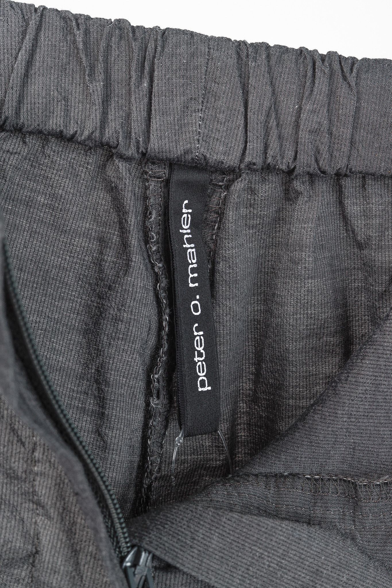 Other Peter O. Mahler Grey Cotton Tapered Cropped Pants Size 27" / US 4 / IT 40 - 4 Thumbnail