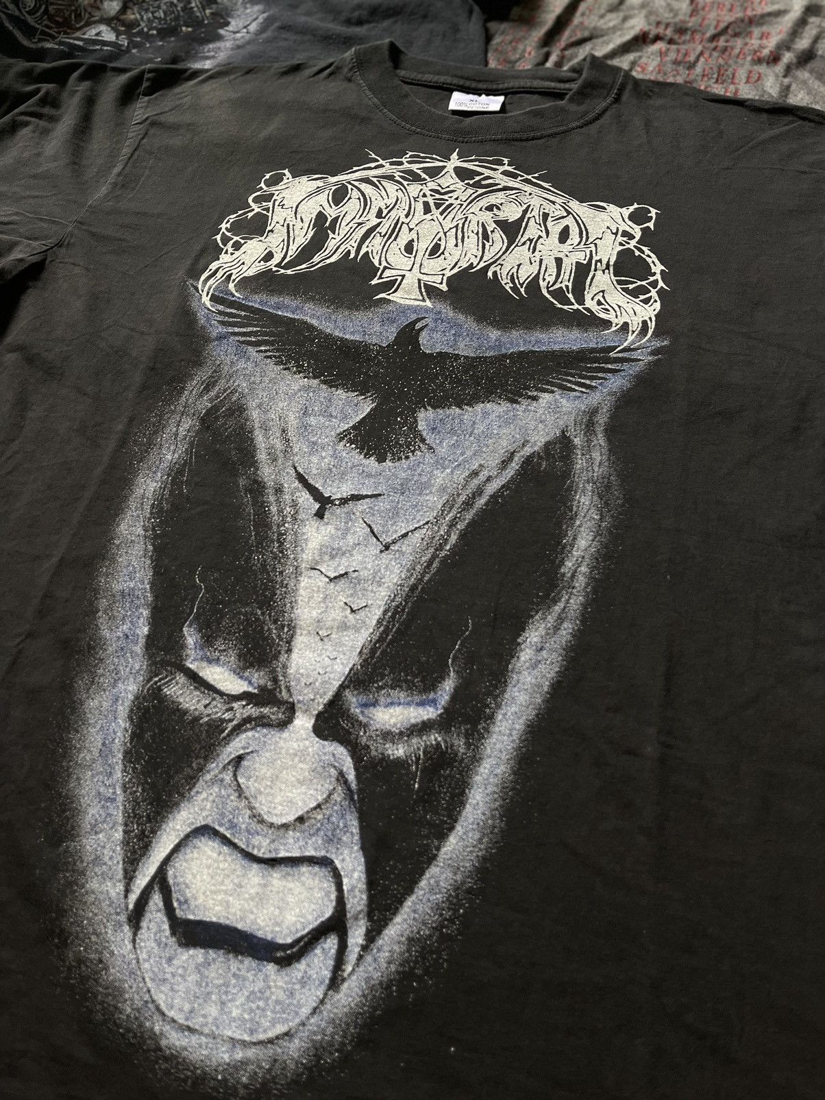 Vintage Immortal Shirt Black Metal Nebula Raven Winter 1997 | Grailed