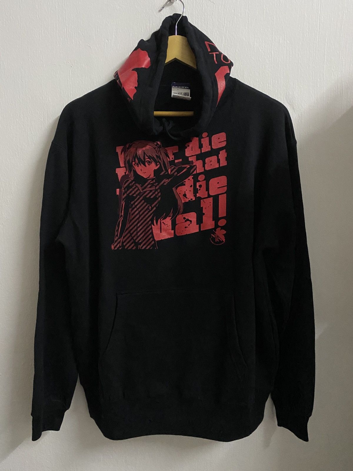 Japanese Brand × Vintage Vintage Neon Genesis Evangelion Asuka Hoodie Size US L / EU 52-54 / 3 - 1 Thumbnail