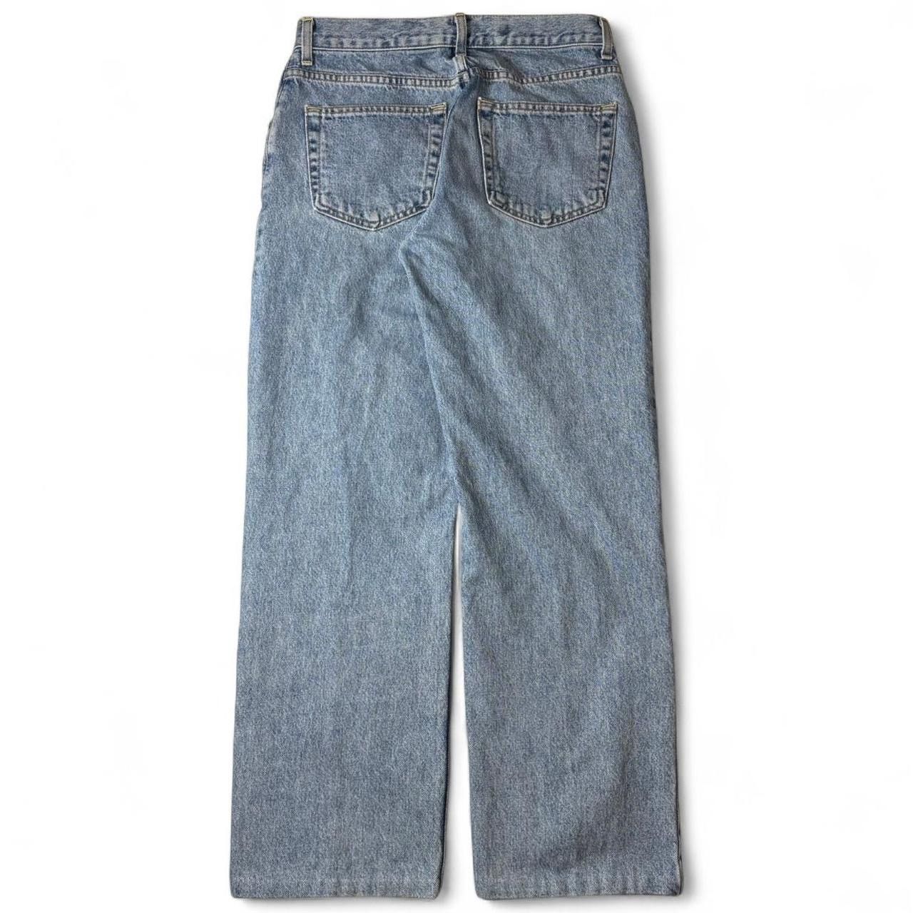 Gap Vintage GAP Lightwash Blue Straight Leg Denim Jeans - 31x29 Size US 31 - 4 Thumbnail