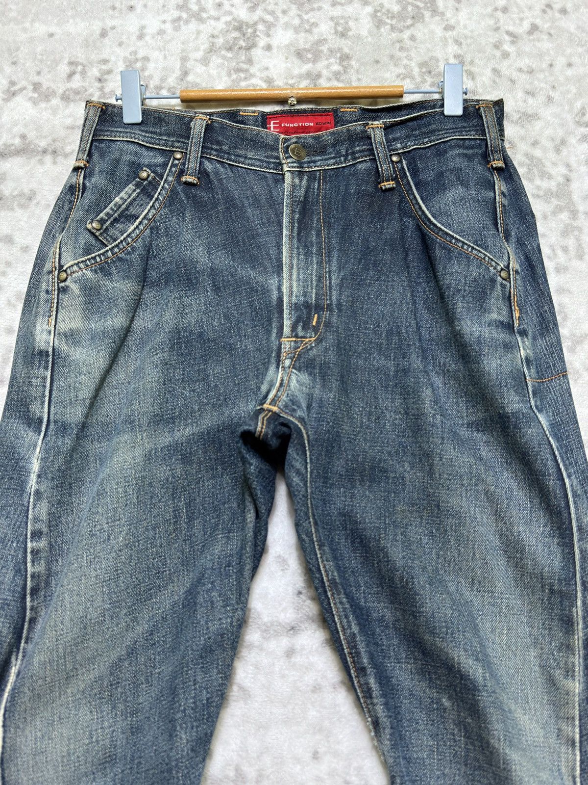 Edwin Vintage Edwin E-Function J-Cut Twisted Leg Jeans Size US 30 / EU 46 - 3 Thumbnail