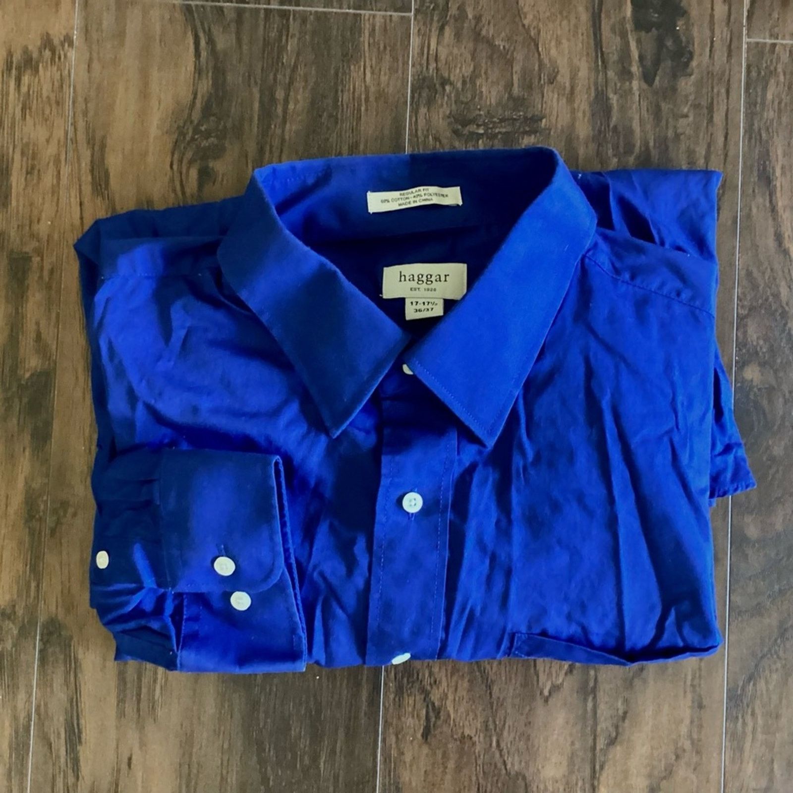 Haggar Haggar Regular Fit Button Down Size US XL / EU 56 / 4 - 1 Thumbnail