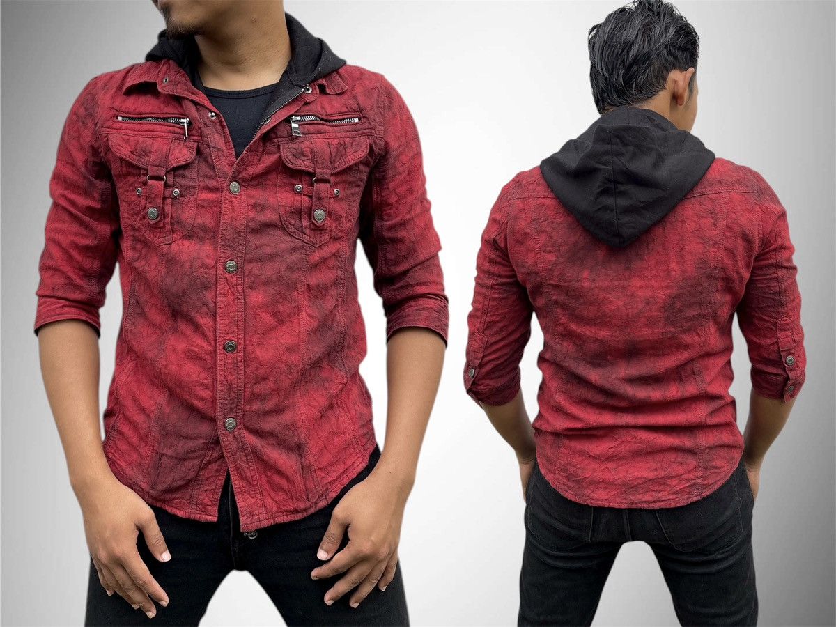 In The Attic 🔥RARE🔥 In The Attic Men's Removable-Hood Shirt/Jacket LGB Size US M / EU 48-50 / 2 - 1 Thumbnail