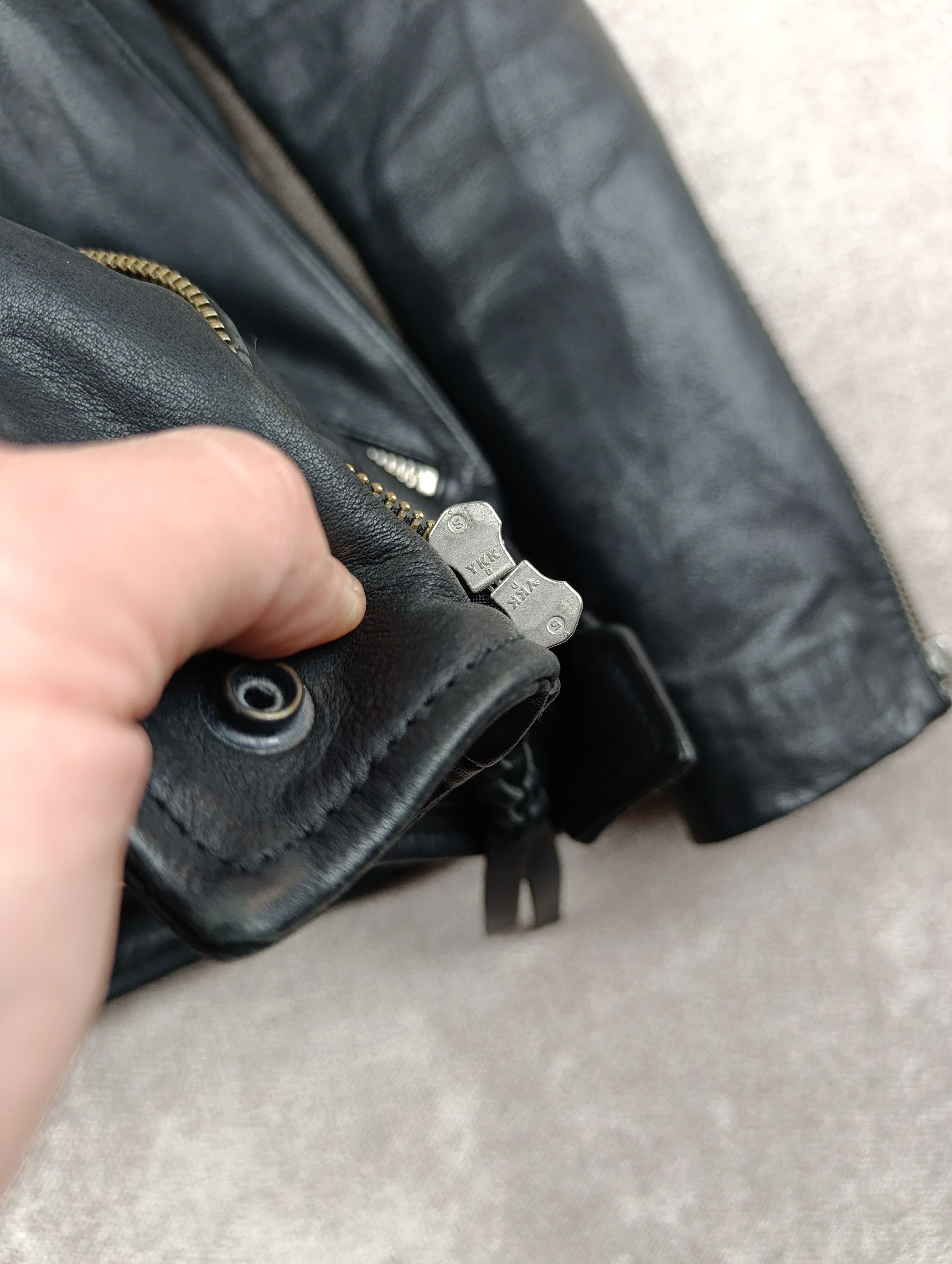 Allsaints ALLSAINTS SHERWOOD BIKER WOMENS BLACK JACKET SIZE S Size S / US 4 / IT 40 - 20 Thumbnail