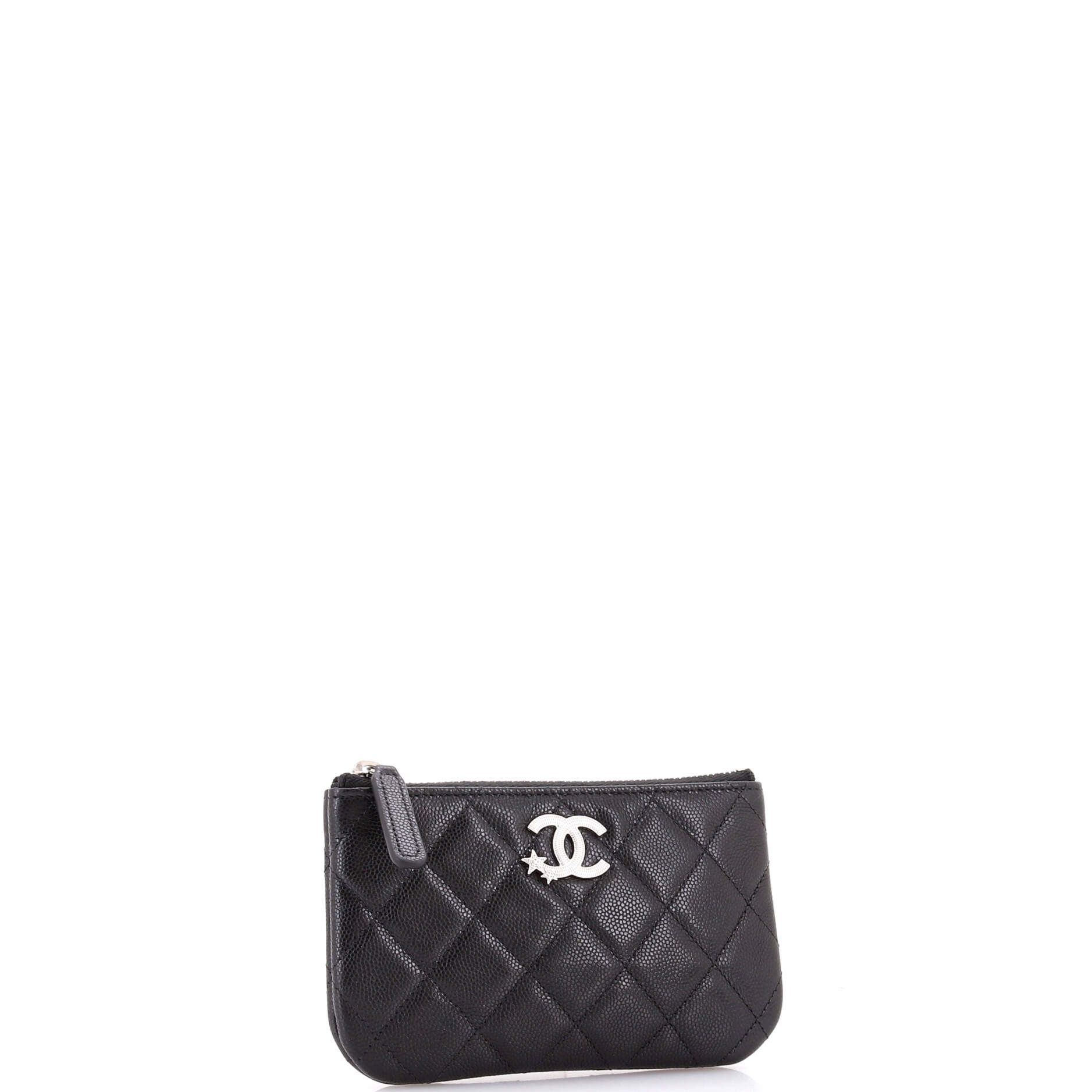 Chanel CC Stars O Case Pouch Quilted Caviar Mini Size ONE SIZE - 1 Thumbnail