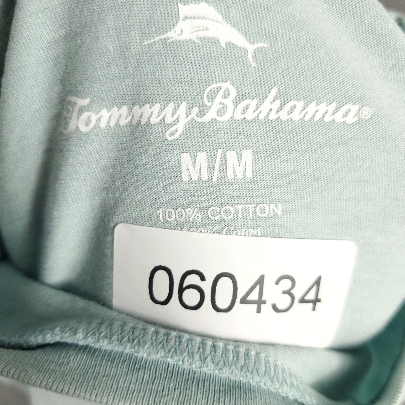 Tommy Bahama Tommy Bahama T-Shirt Mens M Blue/Gray Graphic Short Sleeve Crew Neck Logo Casual Vintage: No Size US M / EU 48-50 / 2 - 8 Thumbnail