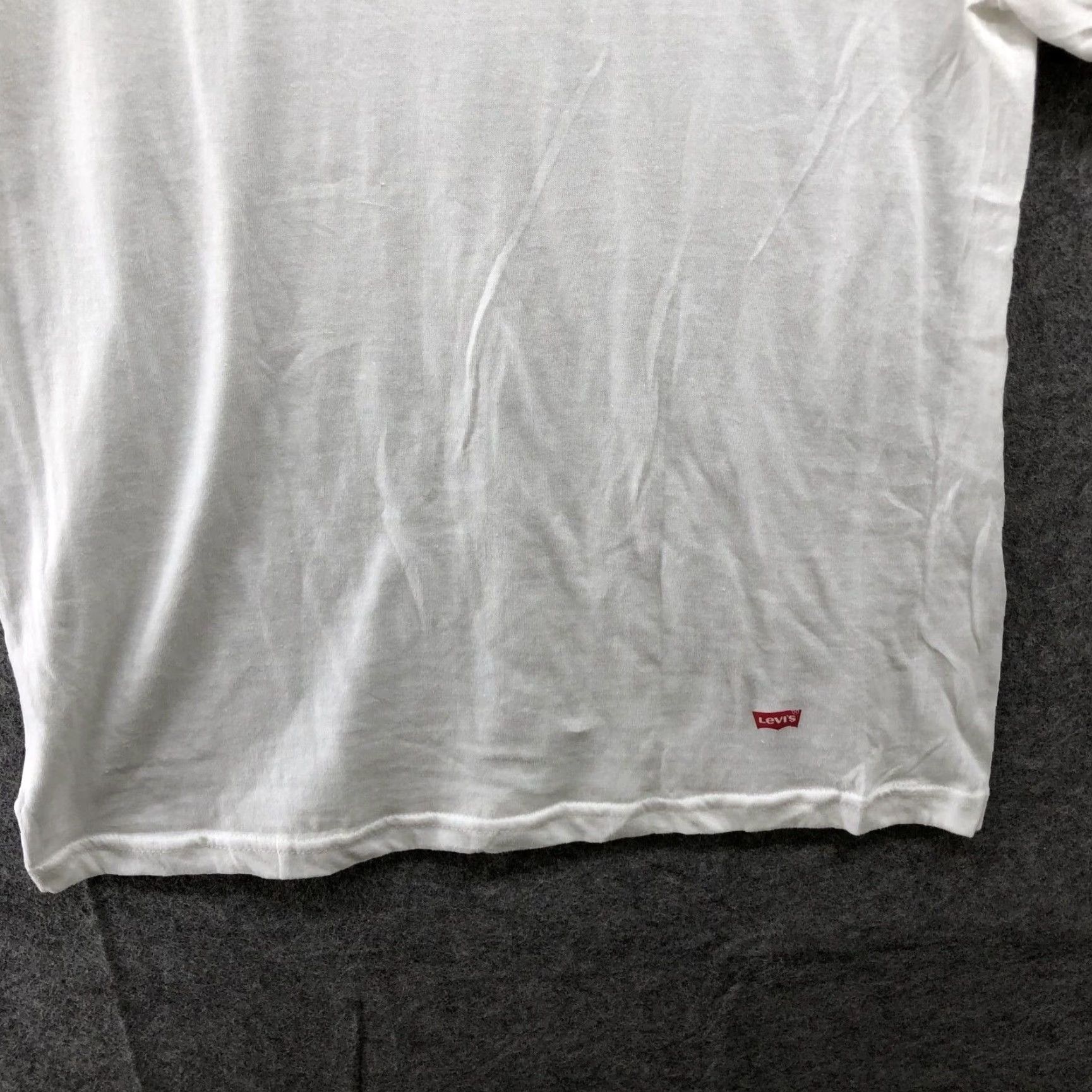Levi's Levi's Mens White Cotton T Shirt M Extra Large XL Short Sleeve Size US M / EU 48-50 / 2 - 4 Thumbnail