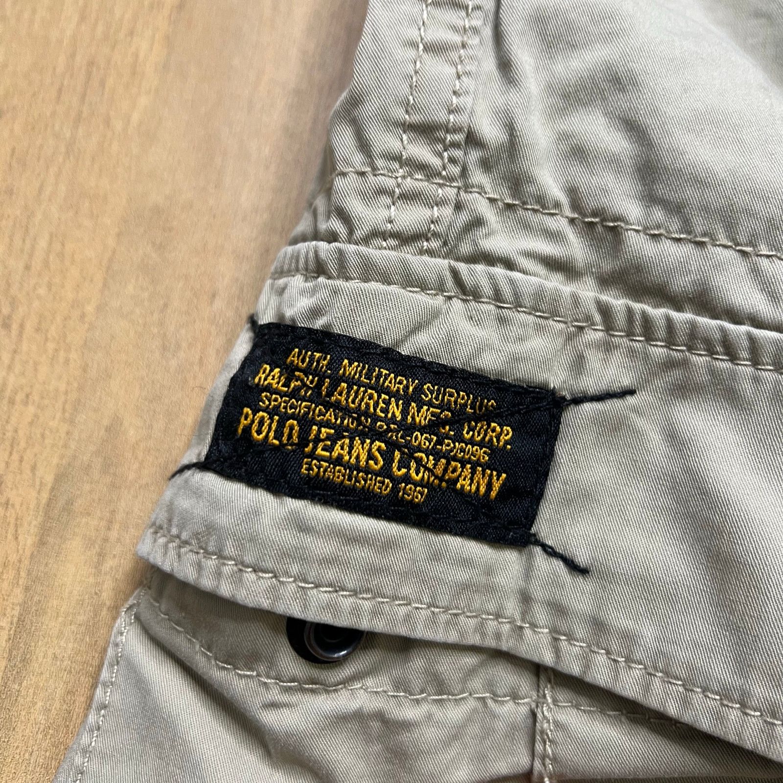 Polo Ralph Lauren Vintage Polo Ralph Lauren Ripstop Cargo Shorts Military 30 Size US 30 / EU 46 - 9 Thumbnail
