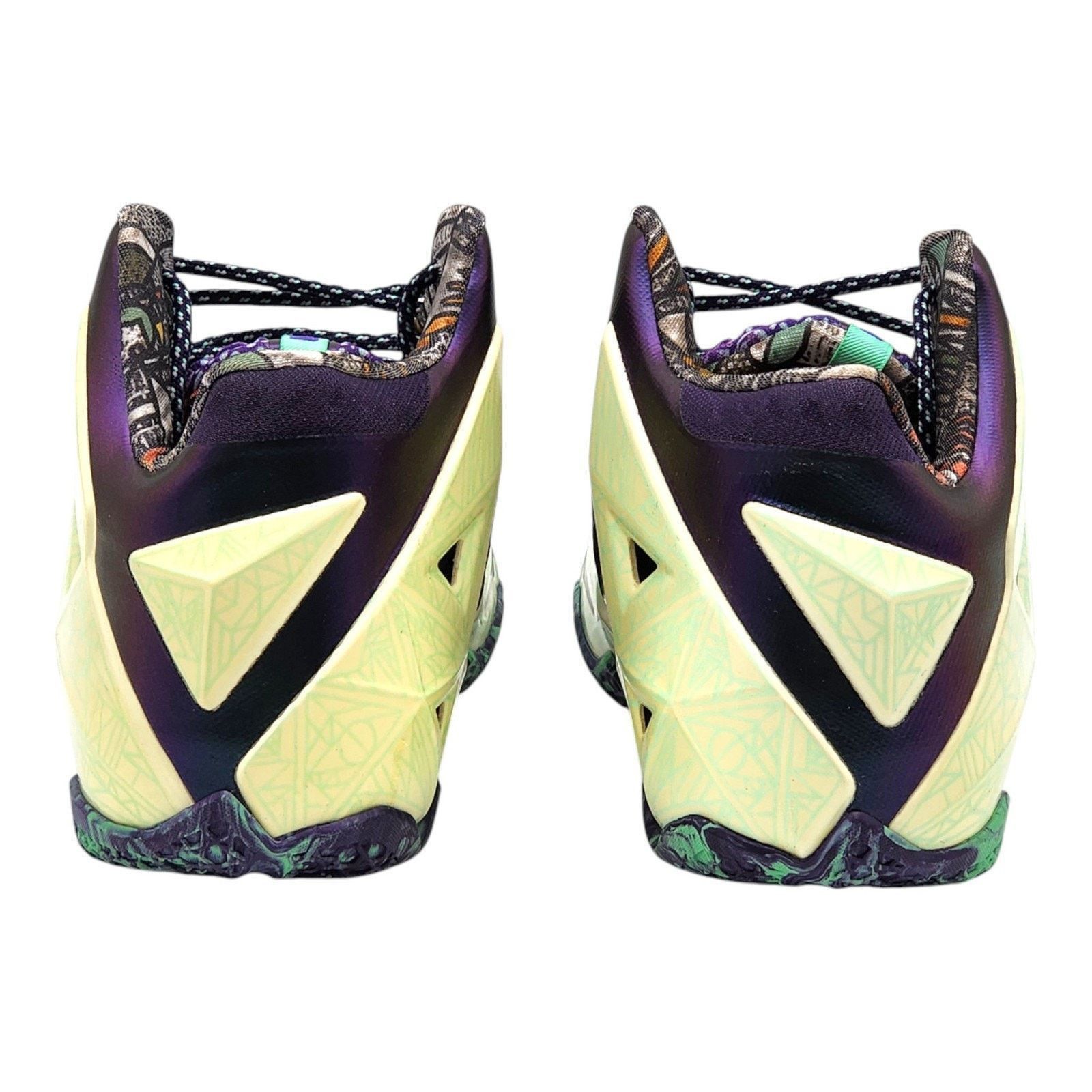 Nike LeBron 11 GS All Star 621712-701 Cashmere Green Glow US 7Y Size US 7 / IT 37 - 5 Thumbnail